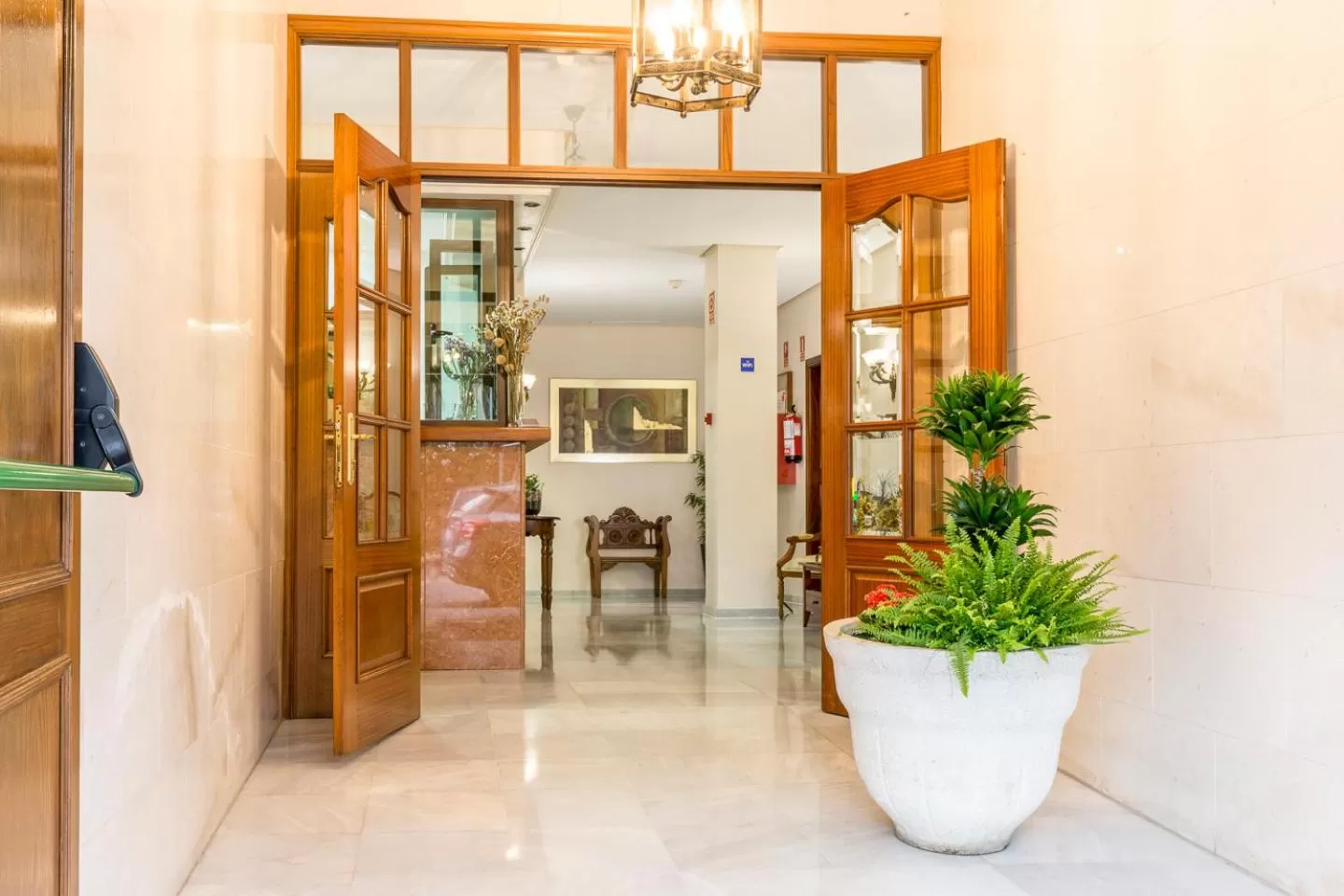 Lobby or reception in Hotel Gran Avenida