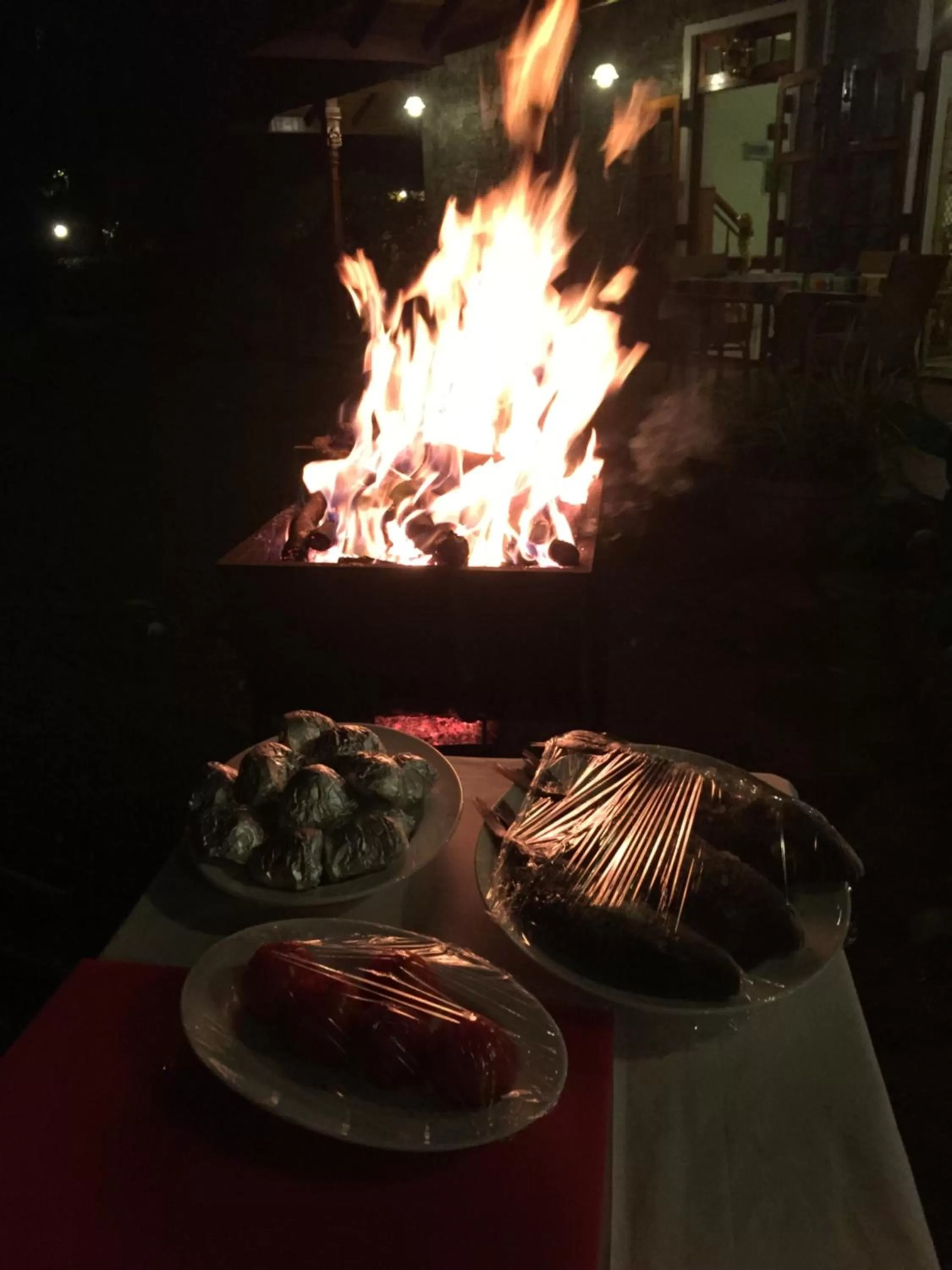 BBQ facilities in Le leopard d 'argent