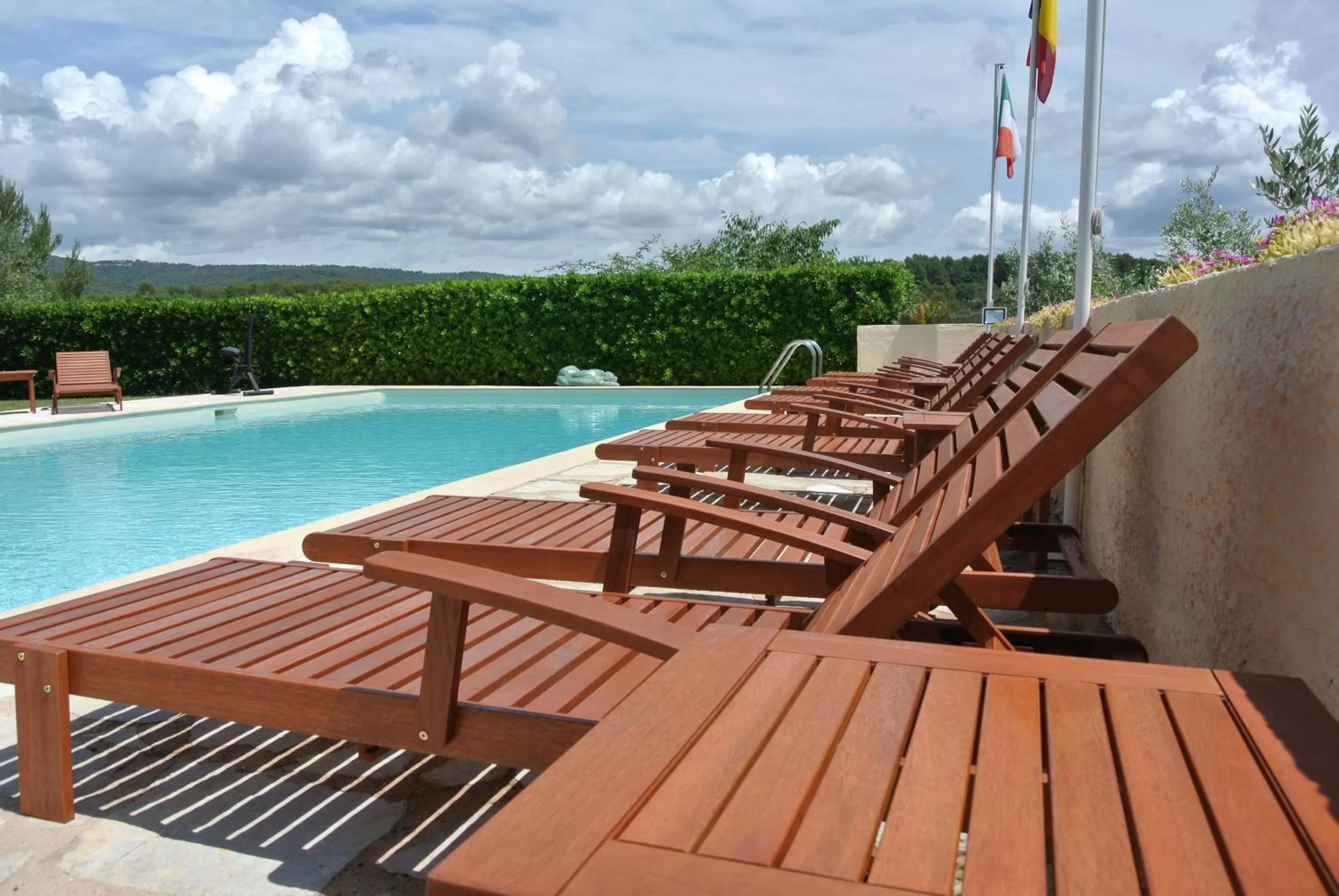 Swimming pool in La Vieille Bastide