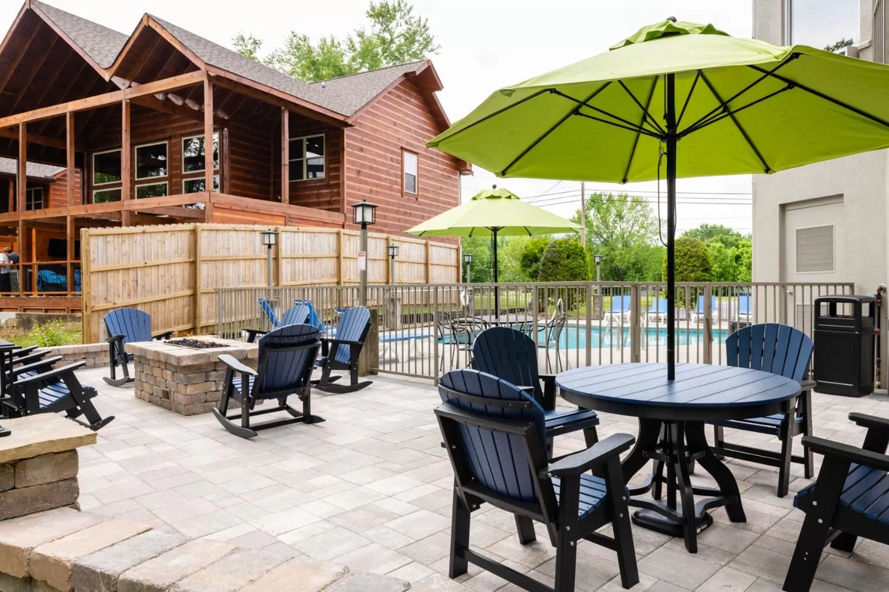 Patio in Twin Mountain Inn & Suites