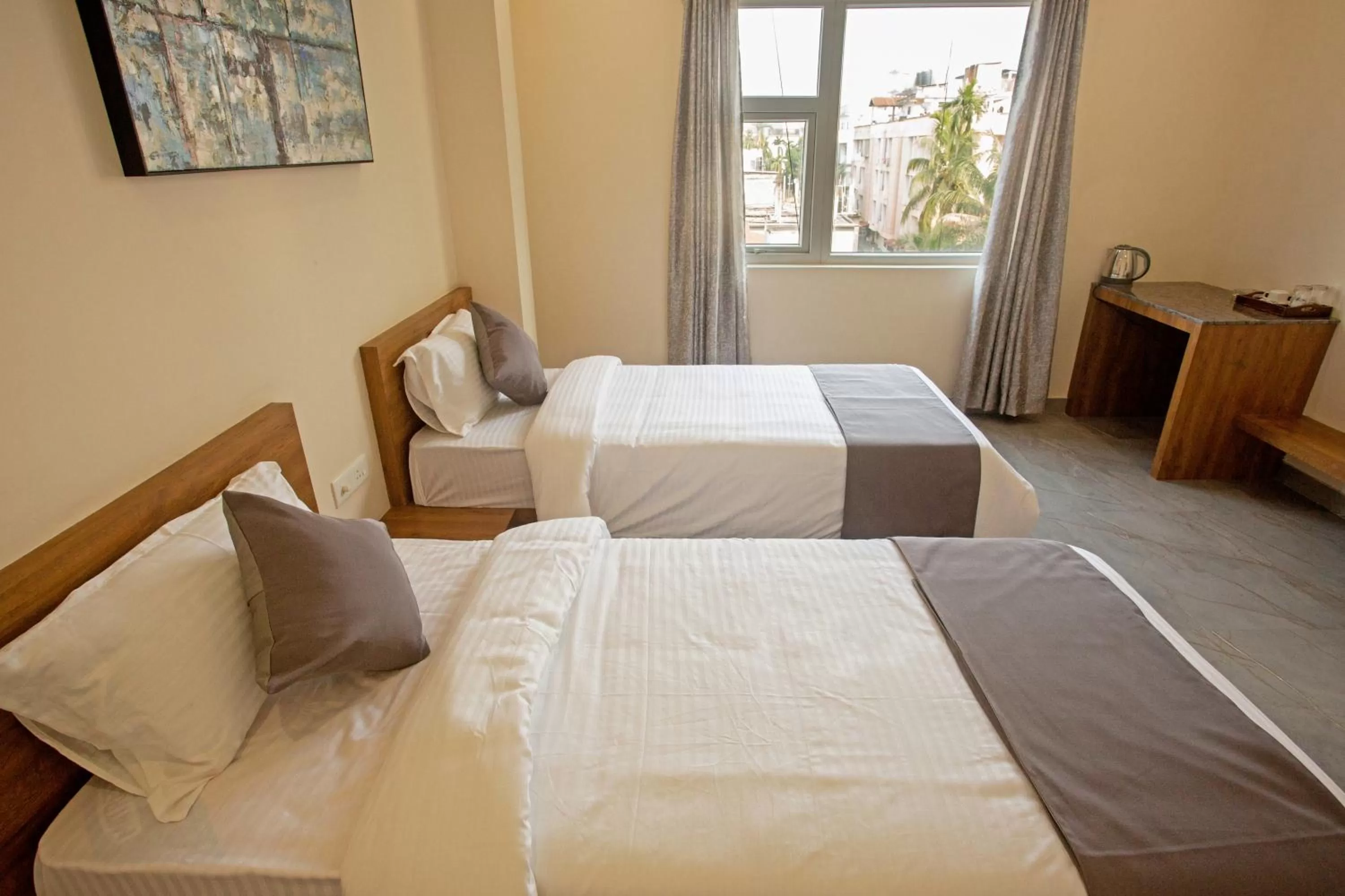 Bed in Grey House Inn