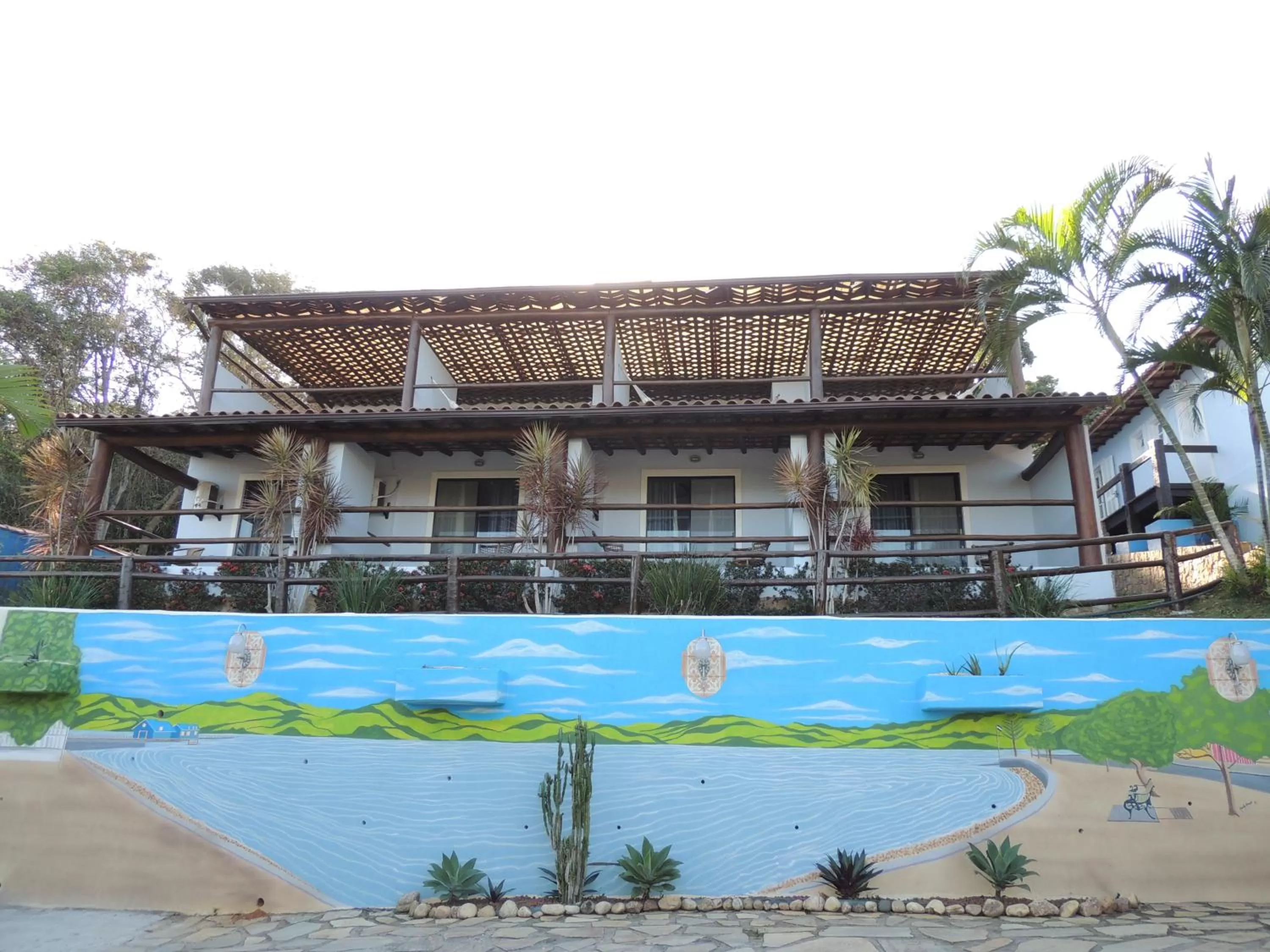 Facade/entrance, Swimming Pool in Pousada Akaroa