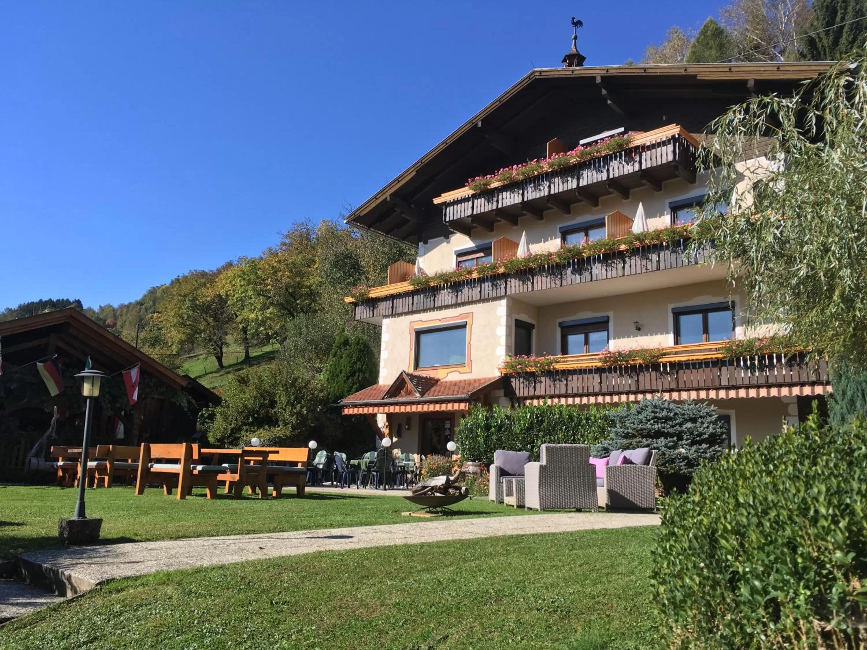 Garden in B&B Pension Karlsdorfer Hof