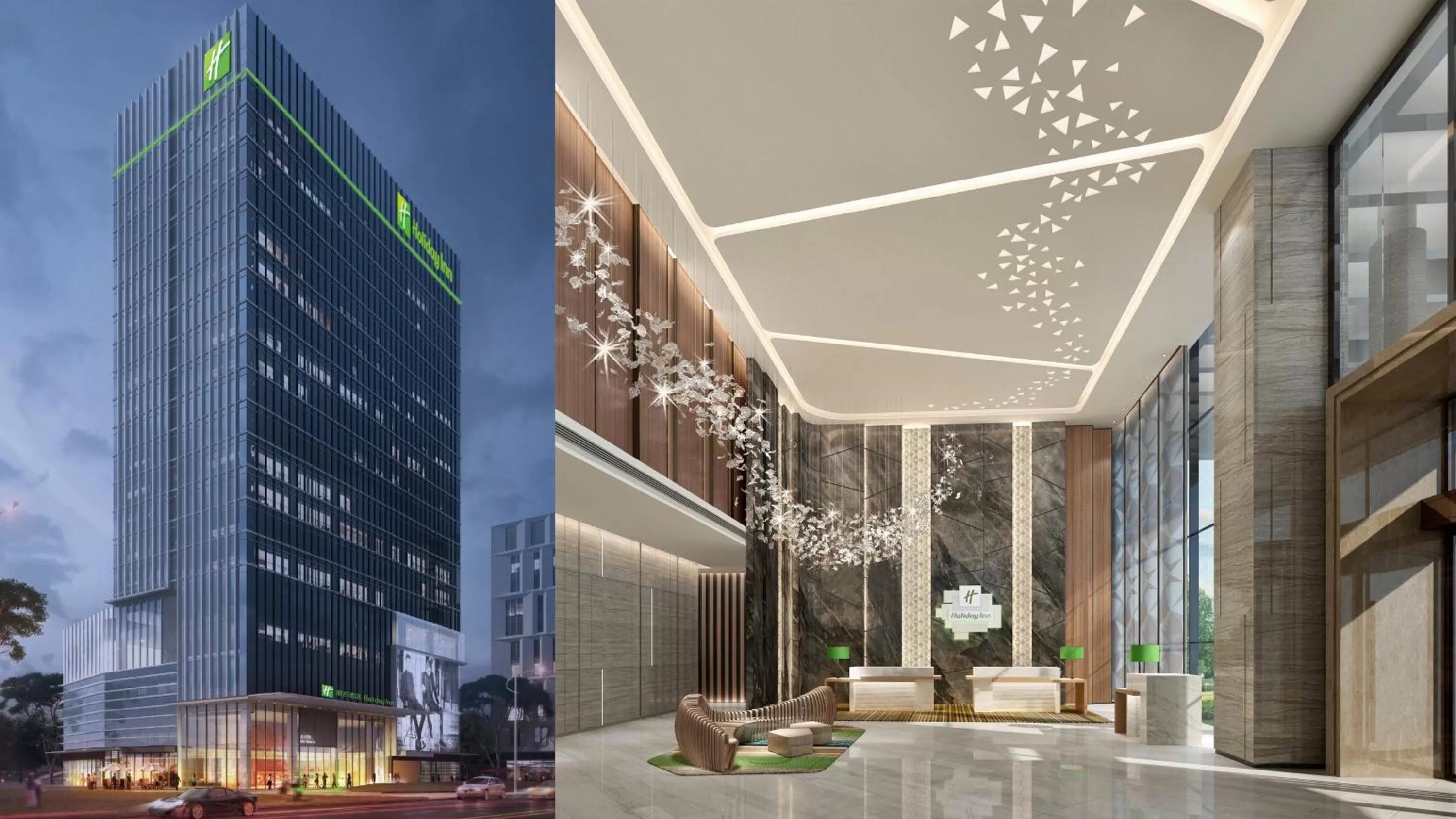 Property building in Holiday Inn Guangzhou South Lake-an lHG Hotel