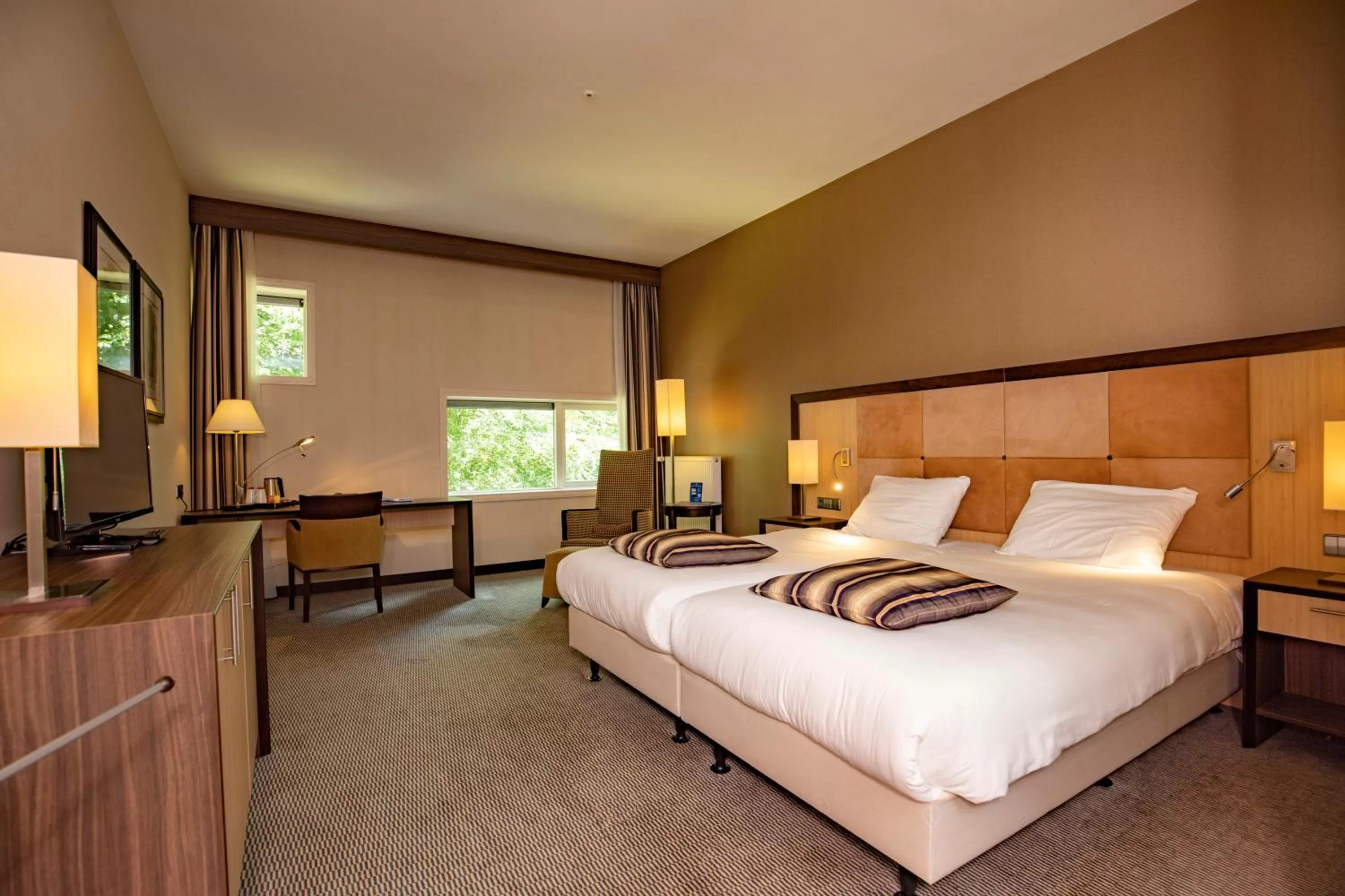 Bedroom, Bed in Fletcher Hotel Restaurant Amersfoort