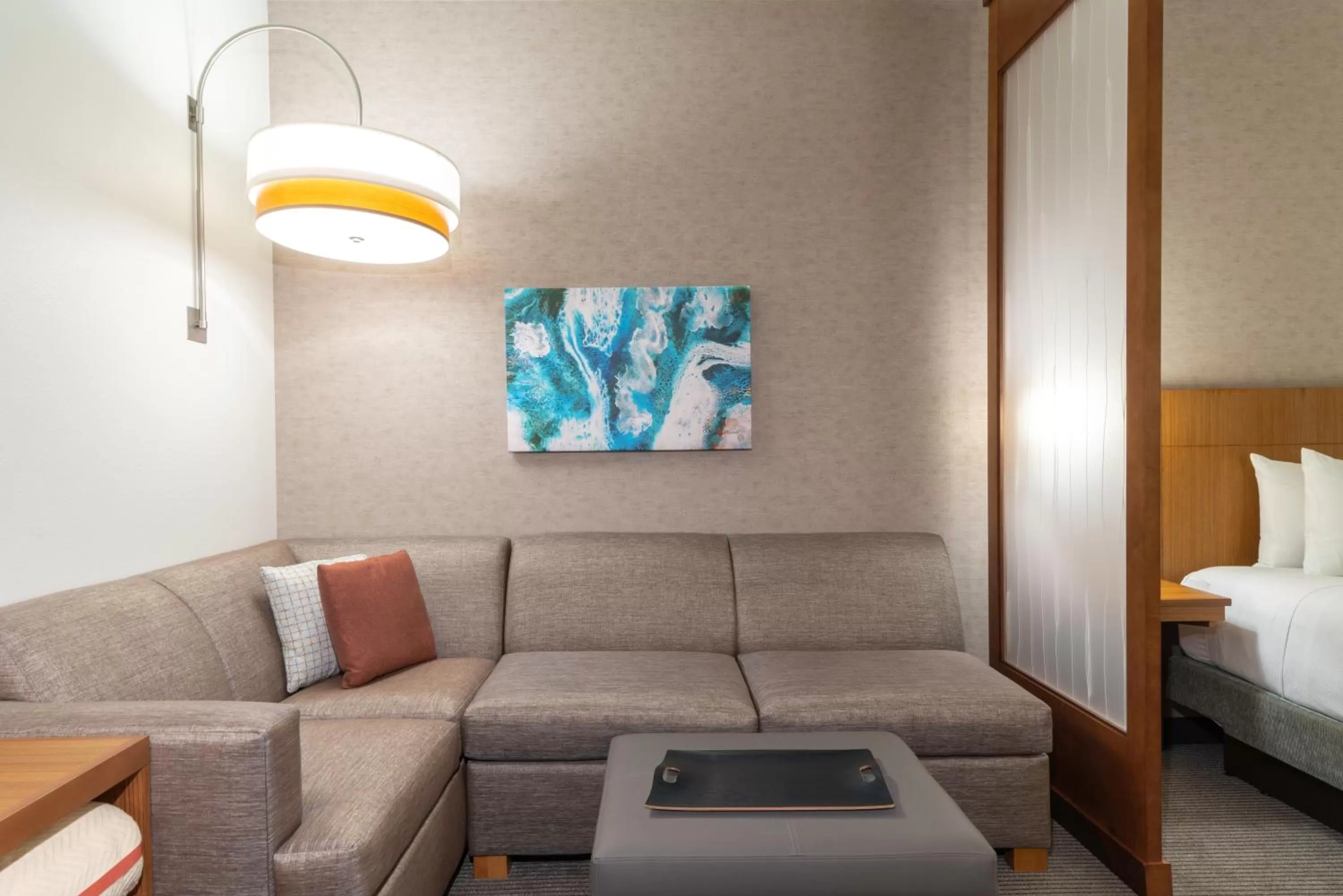 Living room, Bed in Hyatt Place Sandestin at Grand Blvd