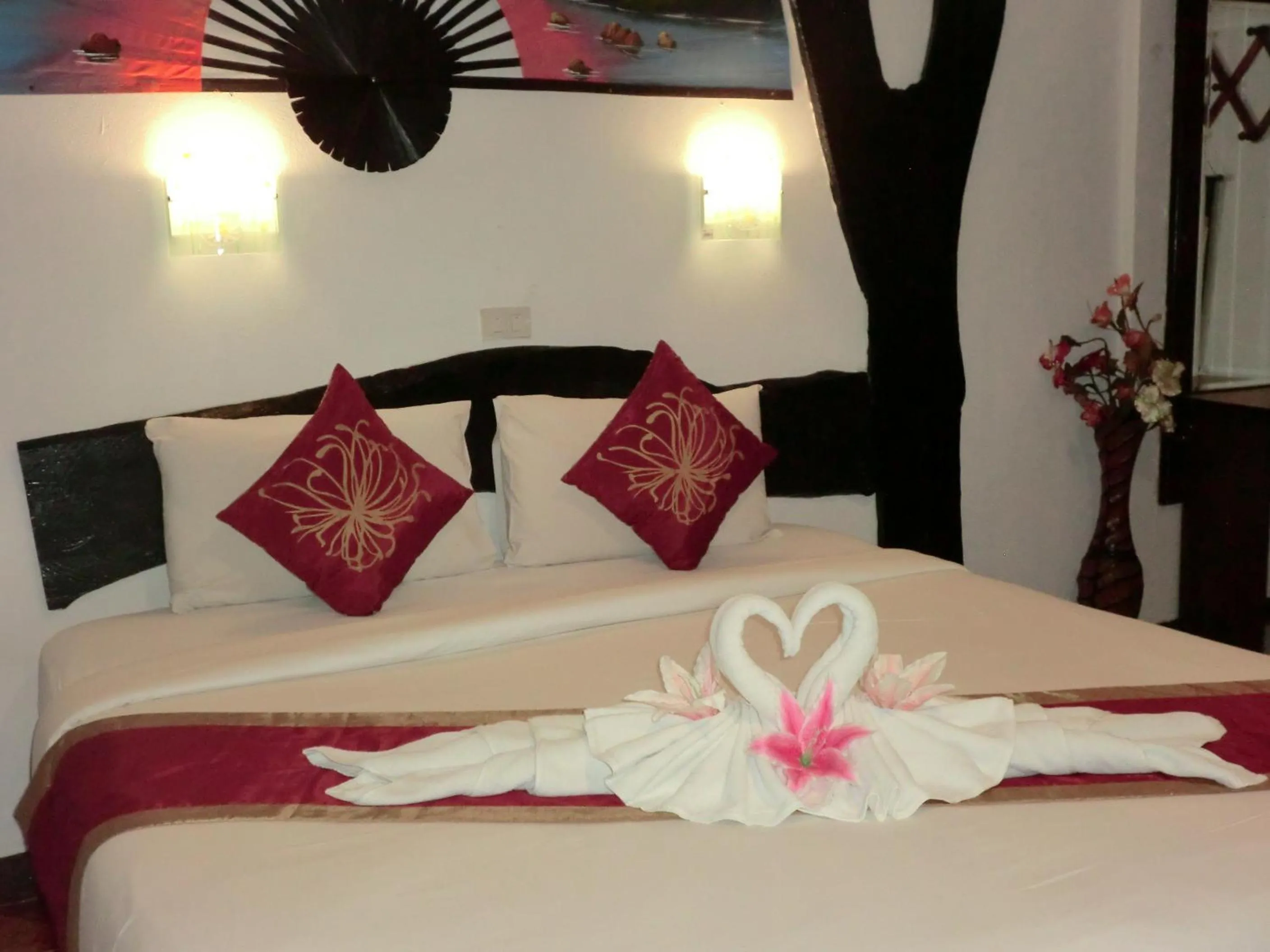 Bed in The Krabi Forest Homestay