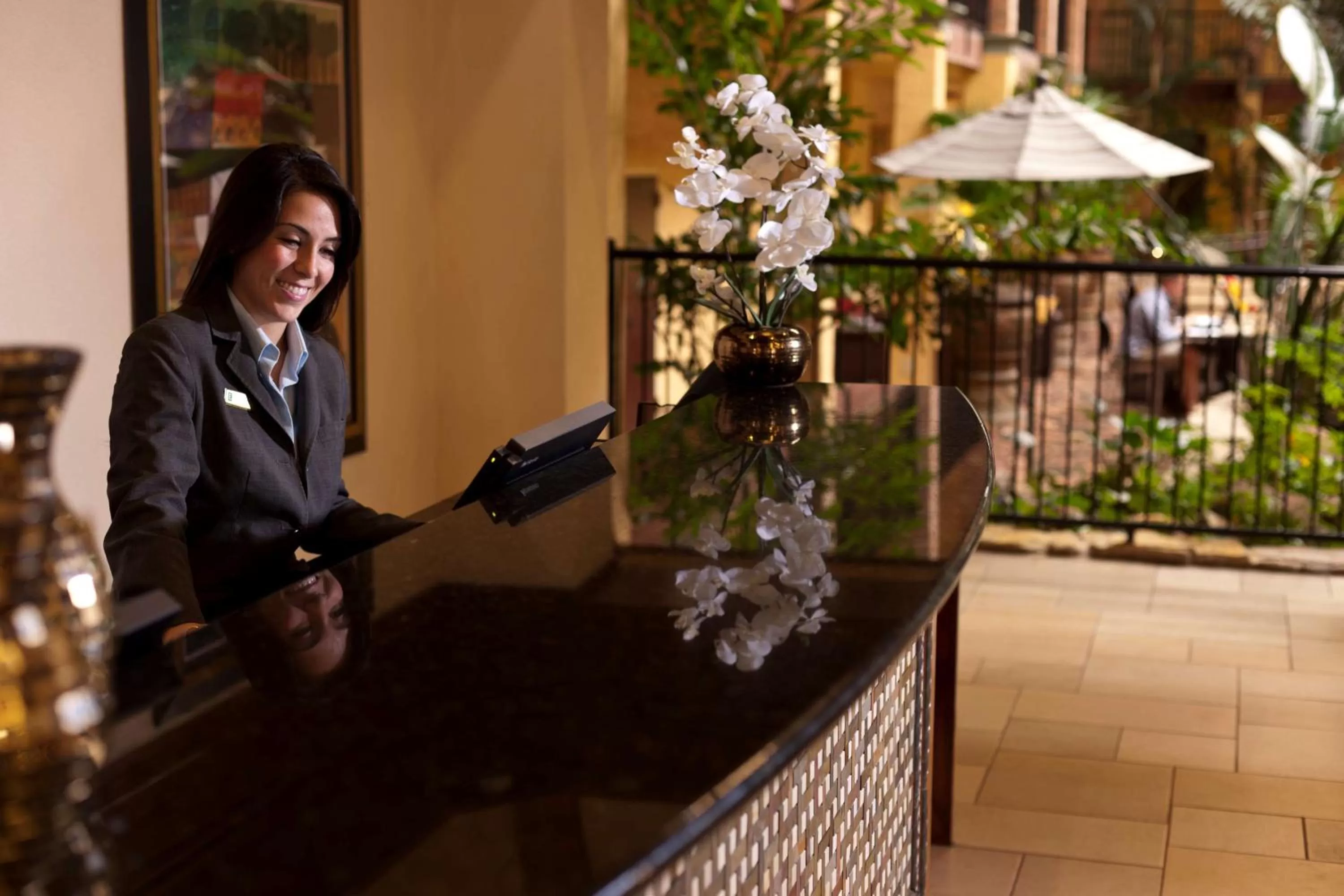 Lobby or reception in Embassy Suites Lubbock