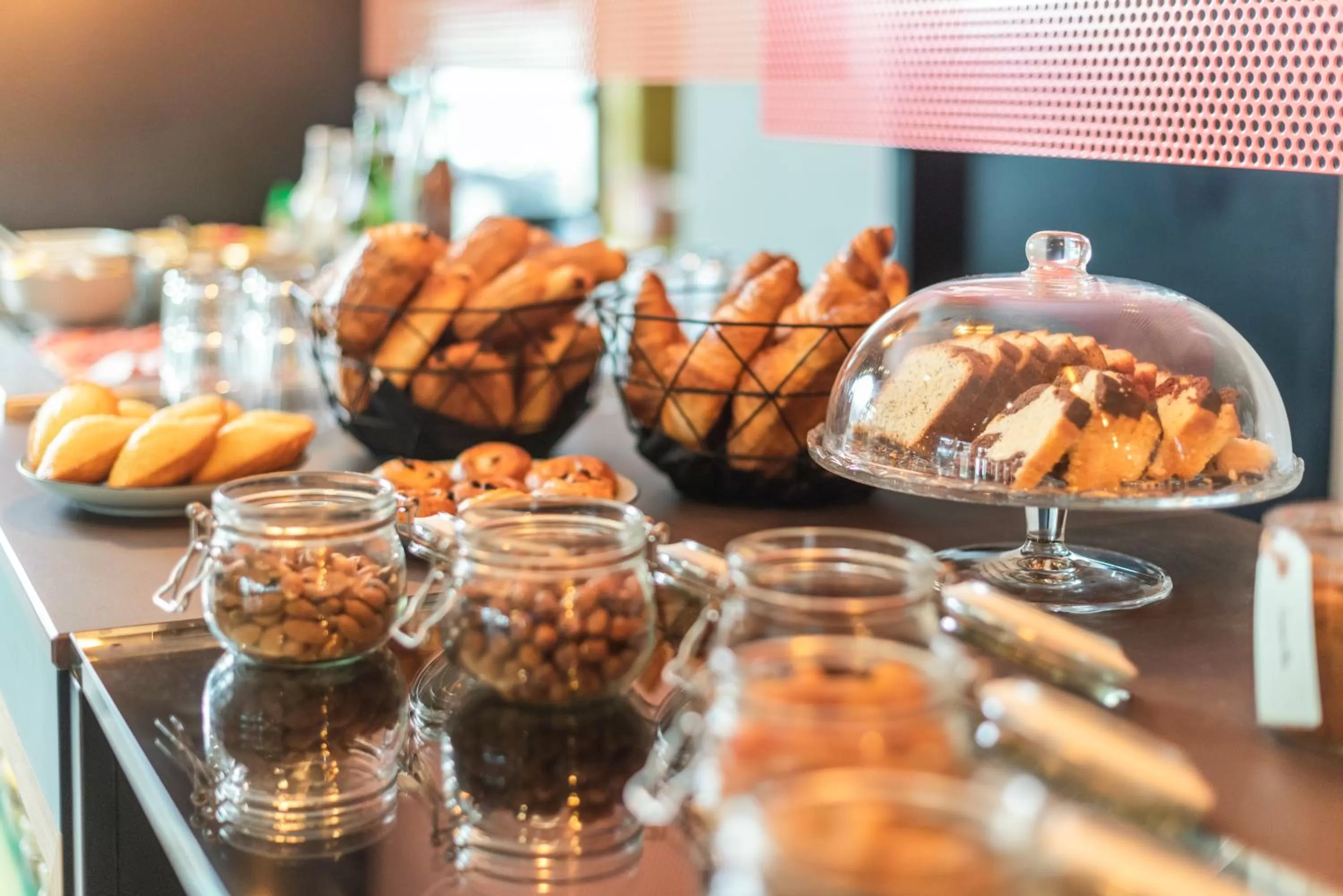 Buffet breakfast in ibis Styles Lyon Meyzieu Arena Stadium