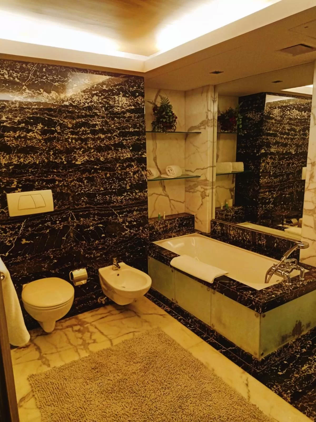 Bed in Mirage Hotel, Mumbai International Airport