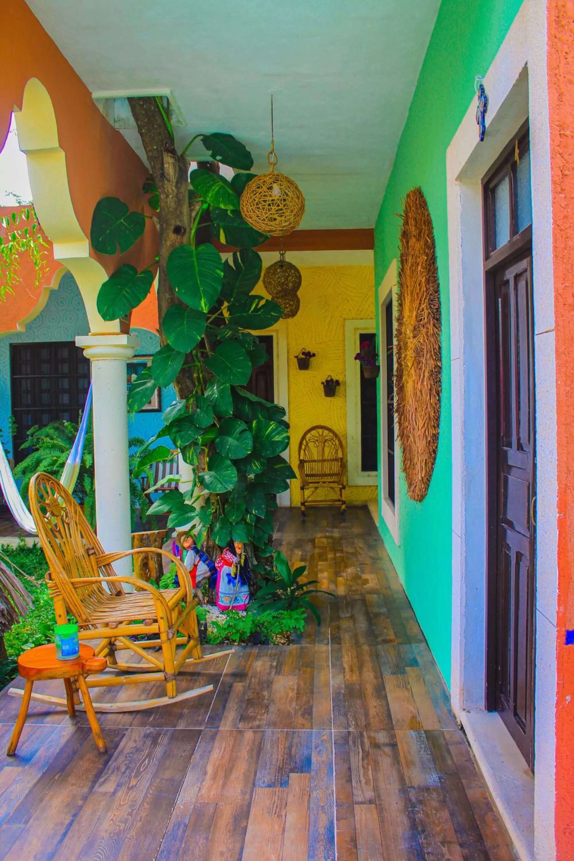 Garden view in Casa Aluxes Hotel