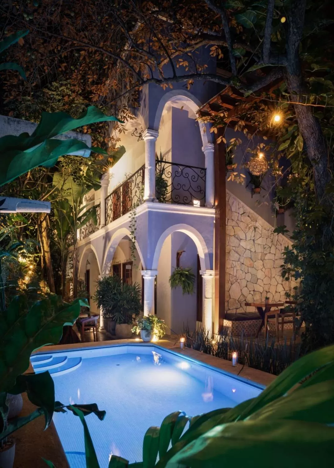 Patio in Le Muuch Hotel Boutique