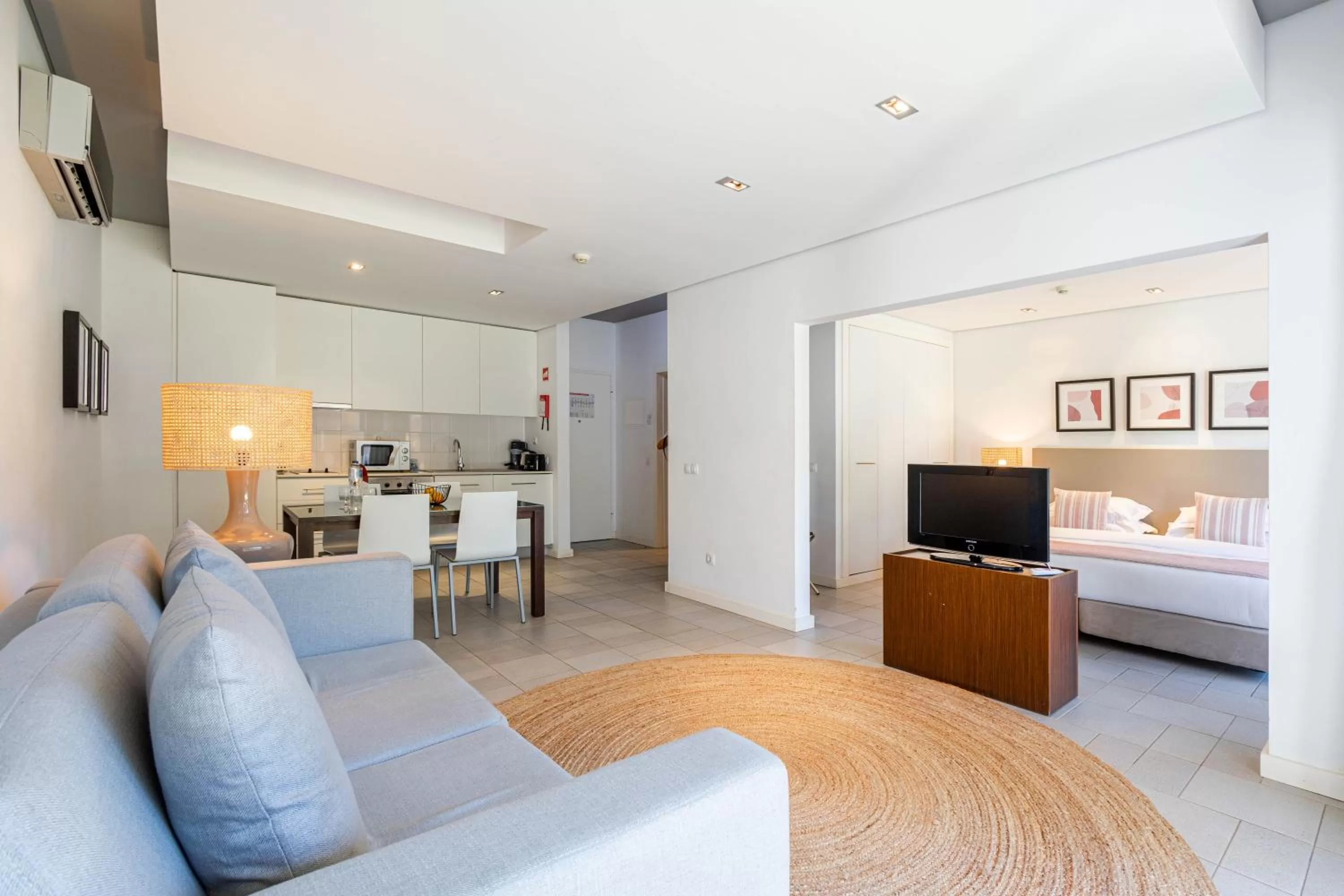 Living room, Bed in Pelican Alvor