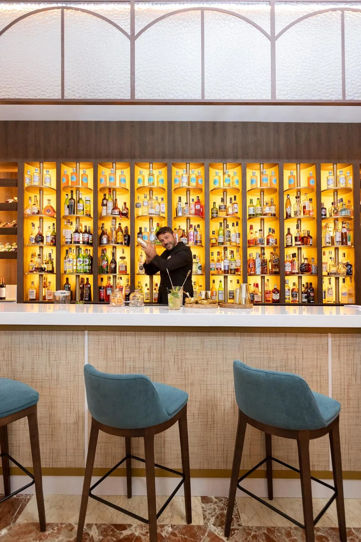 Lounge or bar in Hospes Maricel y Spa, Palma de Mallorca, a Member of Design Hotels