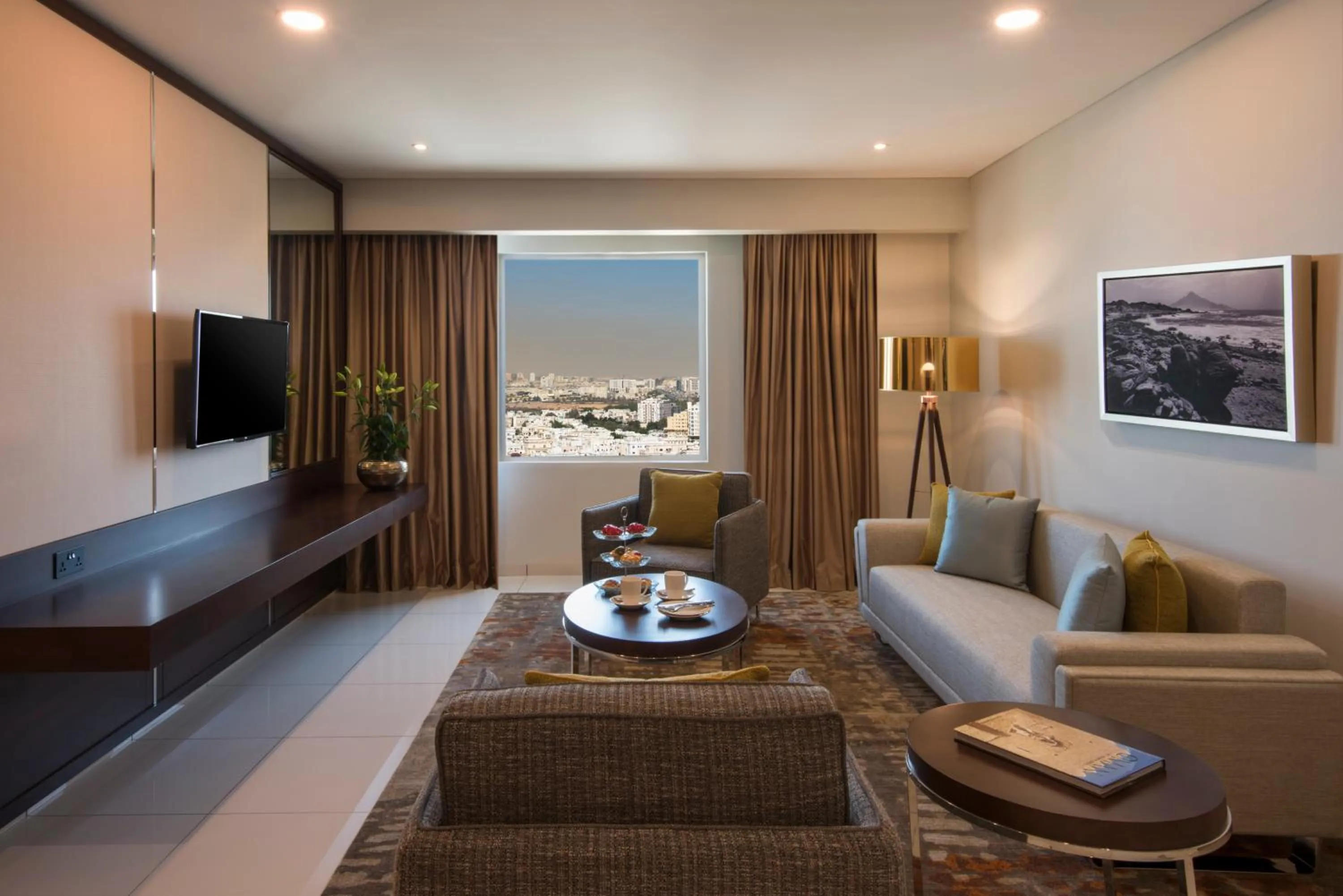 Living room in Fraser Suites Muscat
