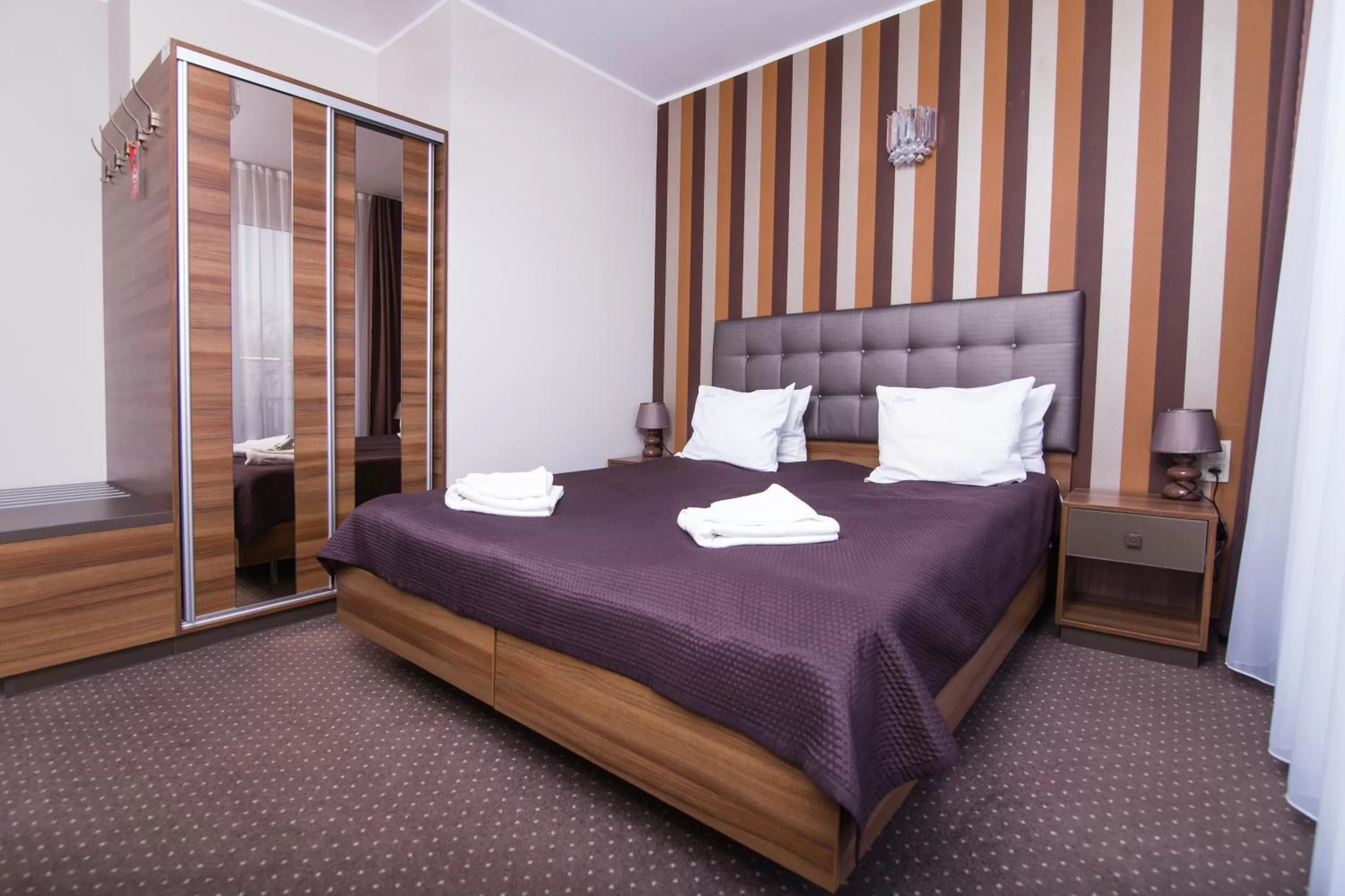 Bed in Hotel Jastarnia