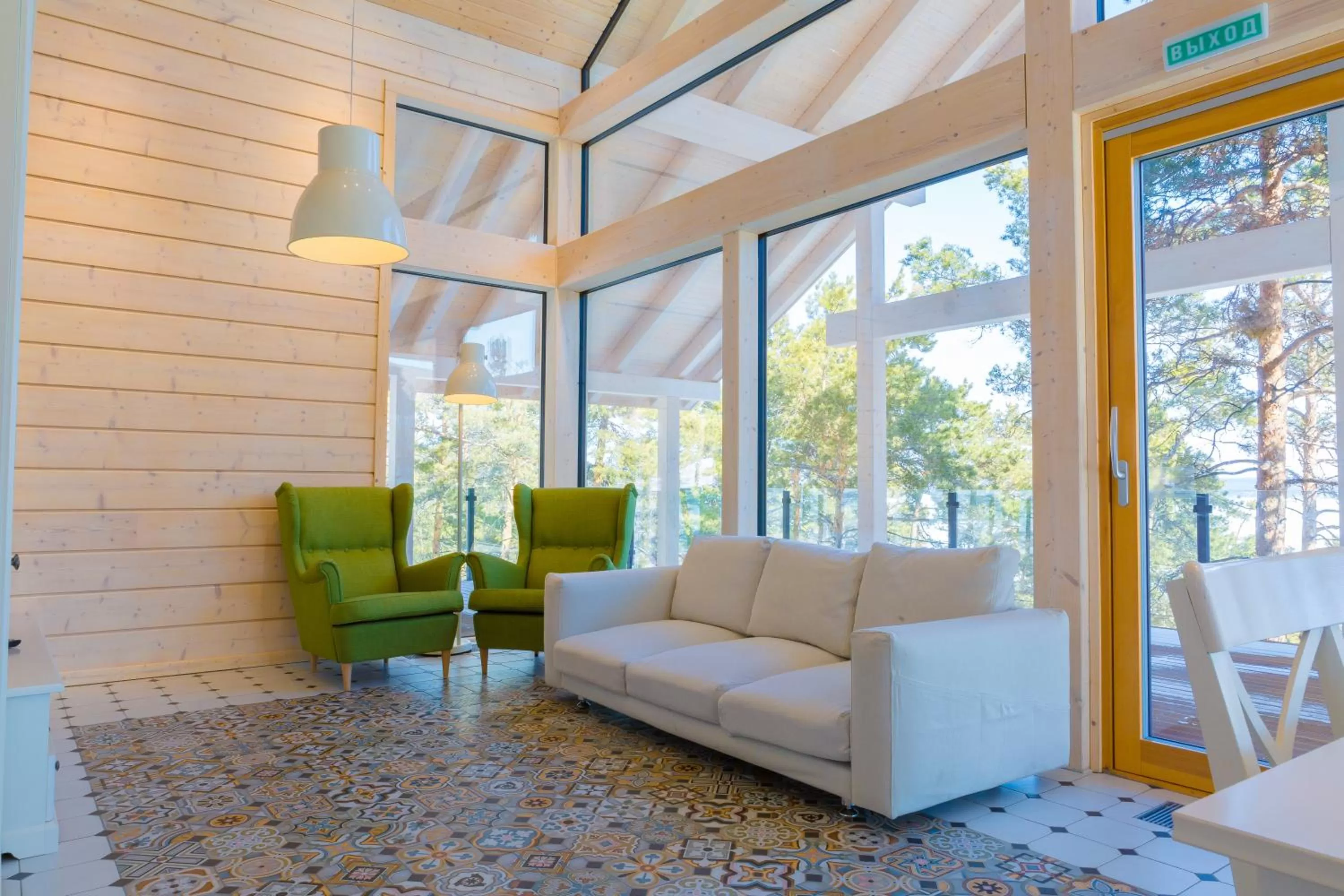 Seating area in Park Hotel Kokshetau