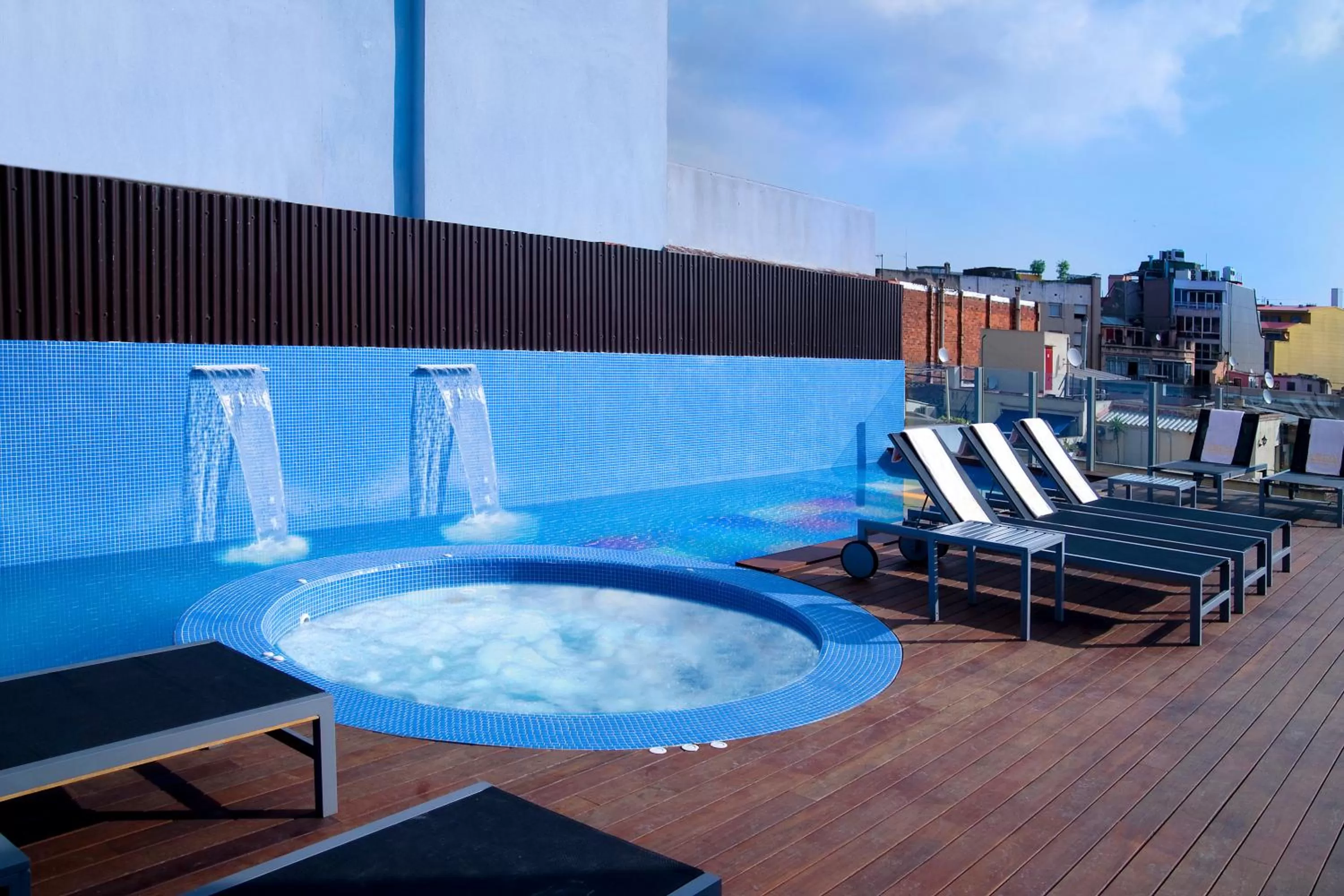 Swimming pool in Axel Hotel Barcelona - Adults Only