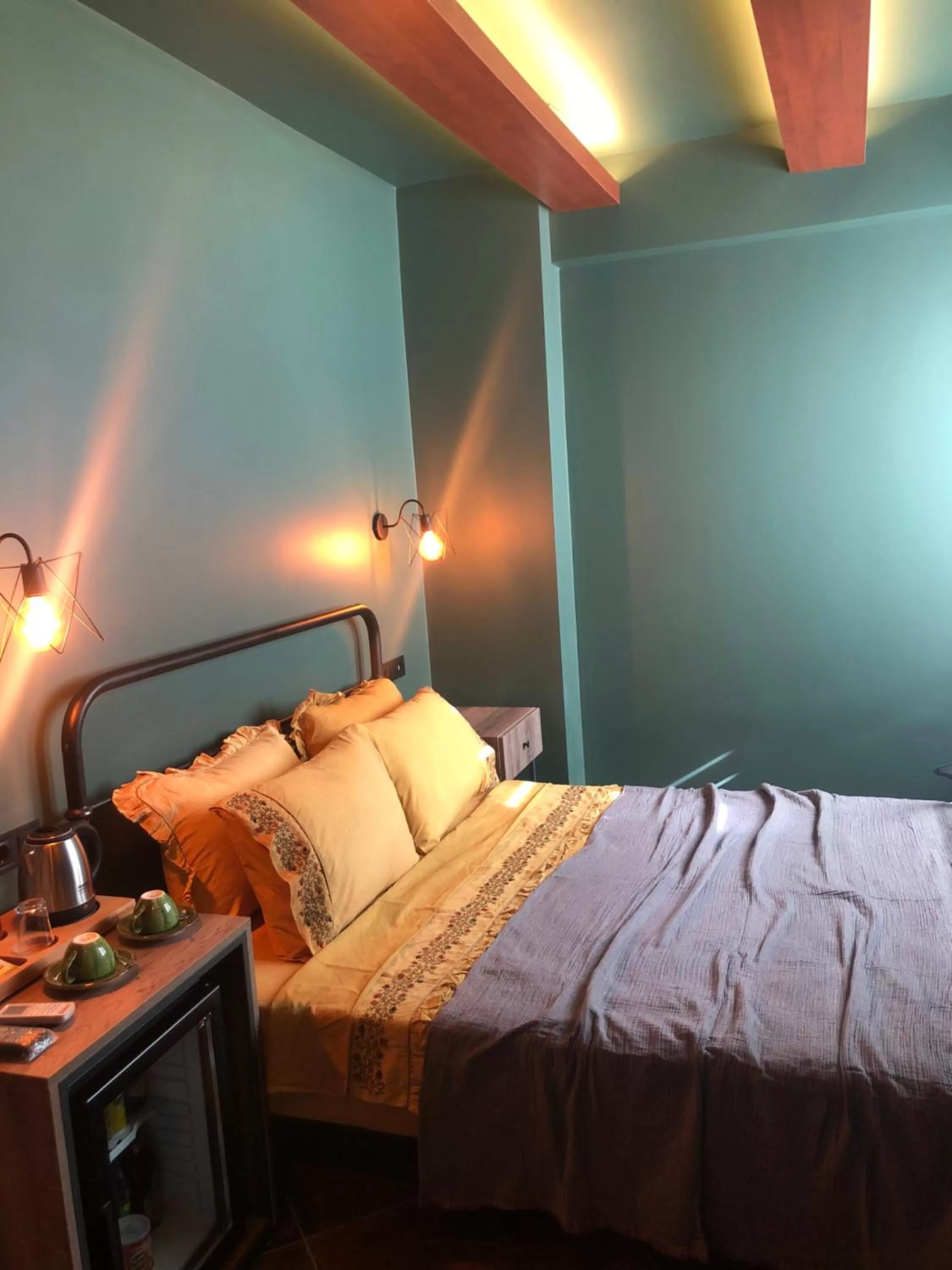 Bed in Sunset Hotel Marmaris