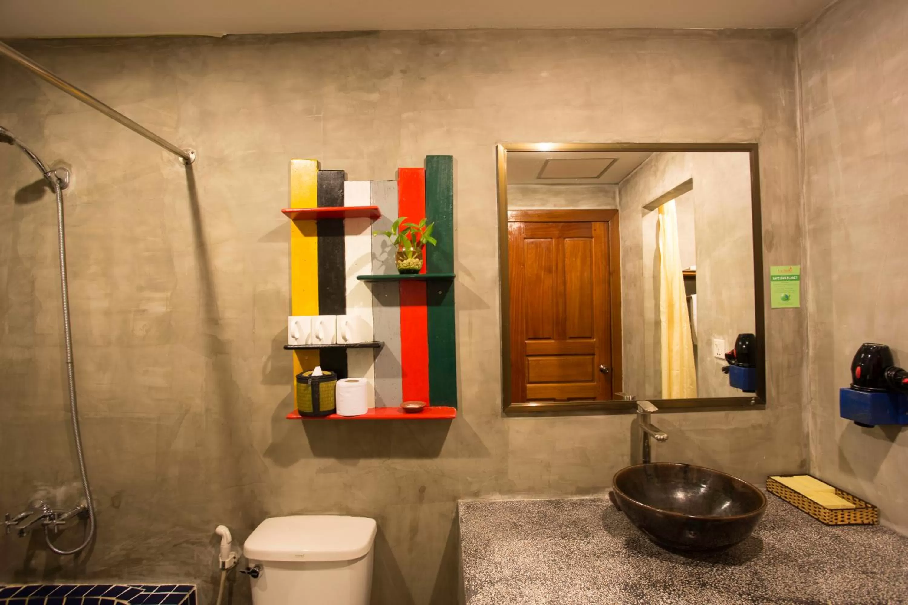 Shower in La Niche D'angkor Boutique Hotel