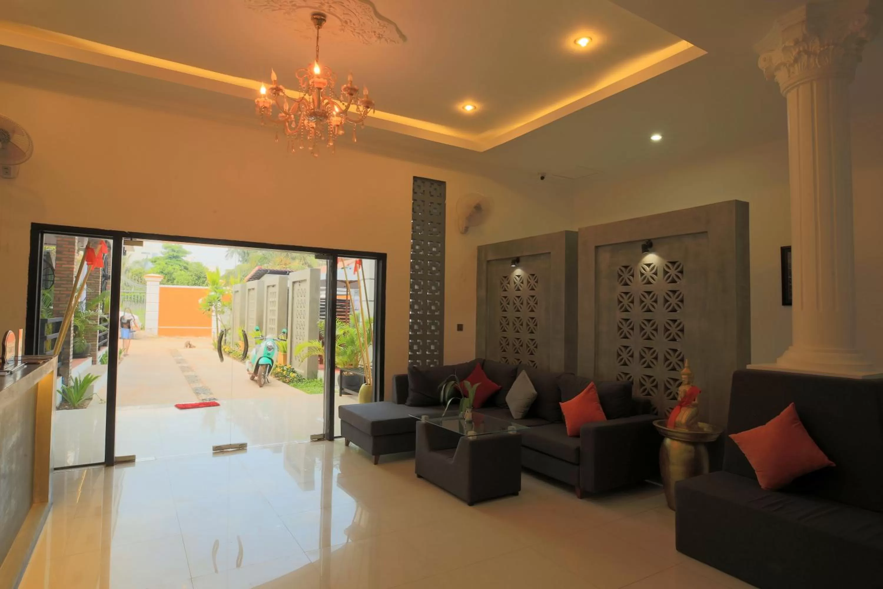 Property building, Seating Area in Sakun Angkor Boutique