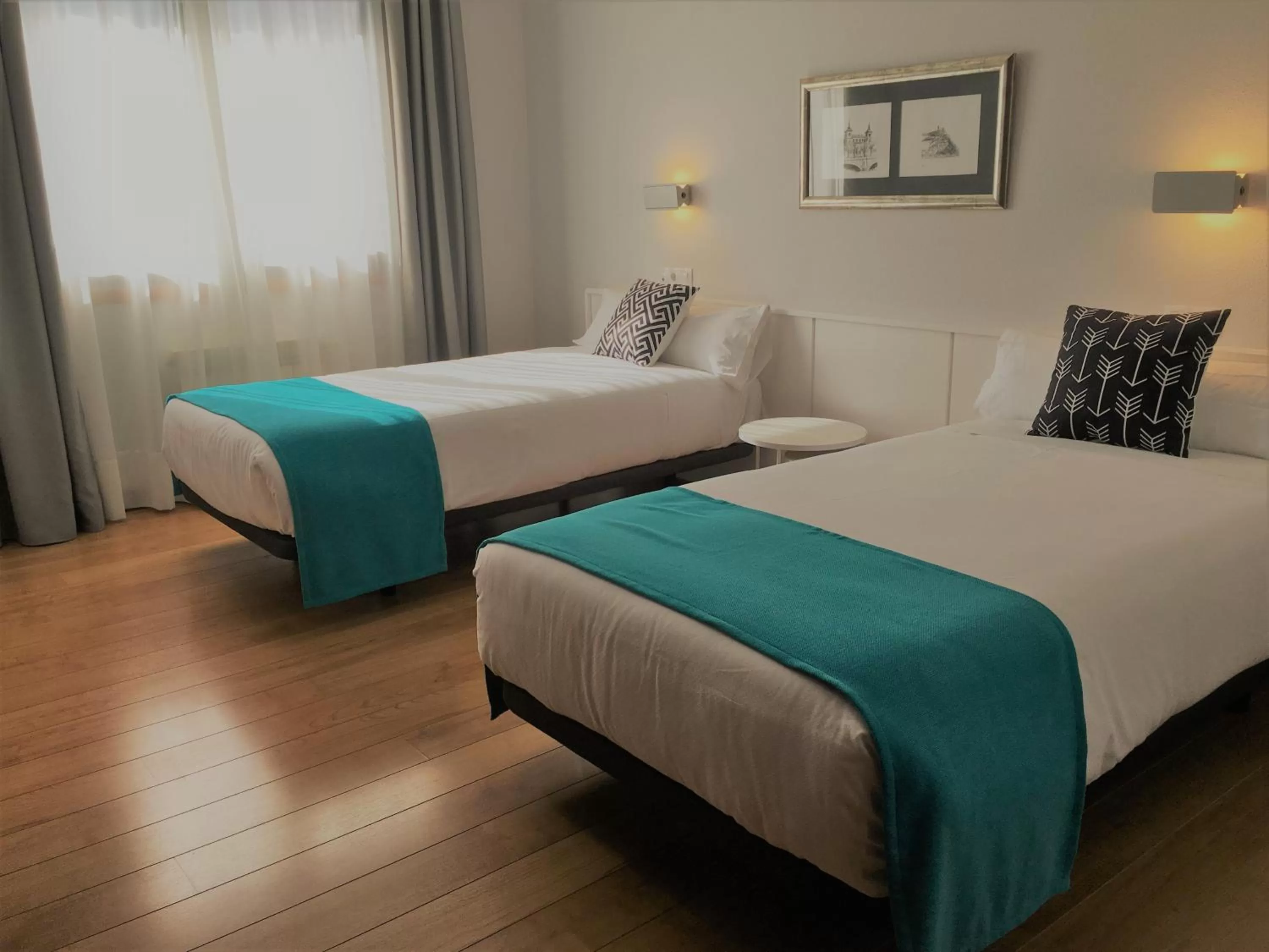 Bed in Hotel Elorrio