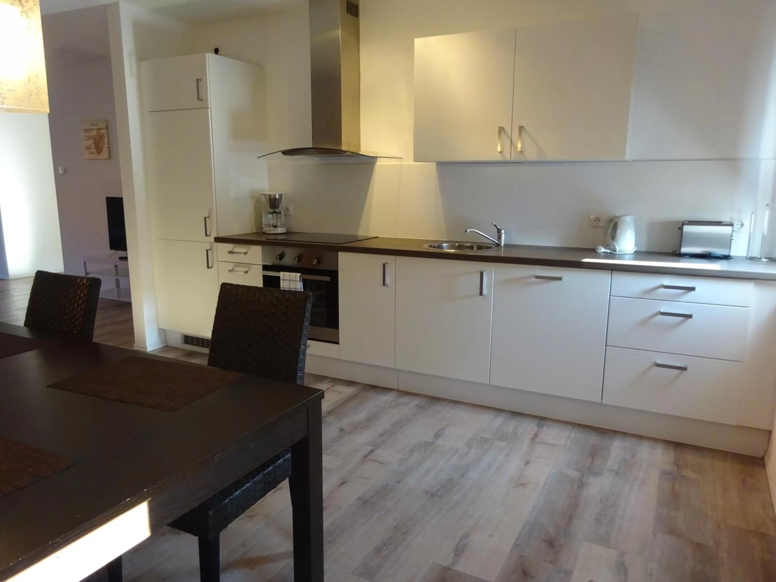 Kitchen/Kitchenette in Gästehaus Weingärtner