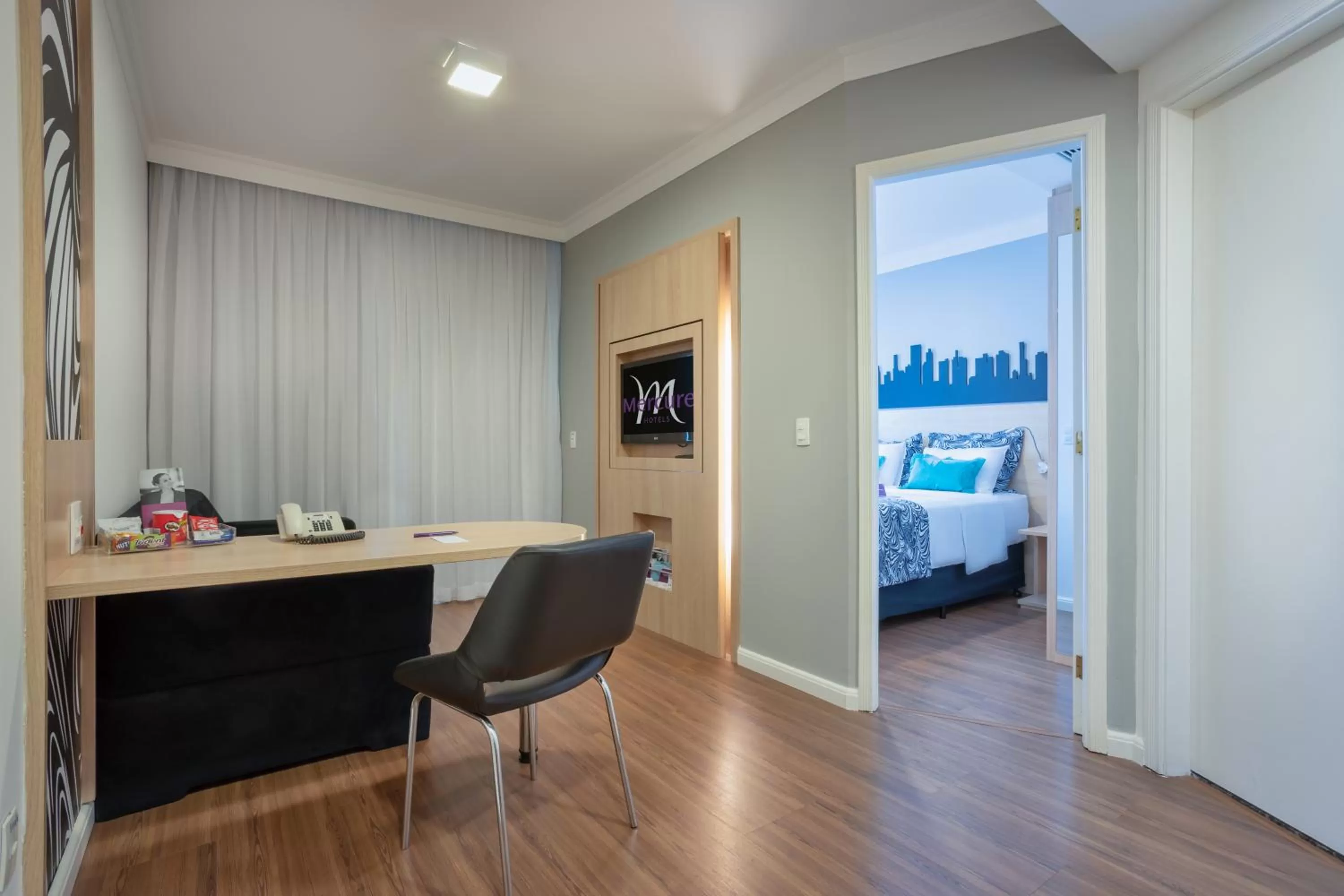 TV and multimedia, Bed in Mercure Sao Paulo Pinheiros