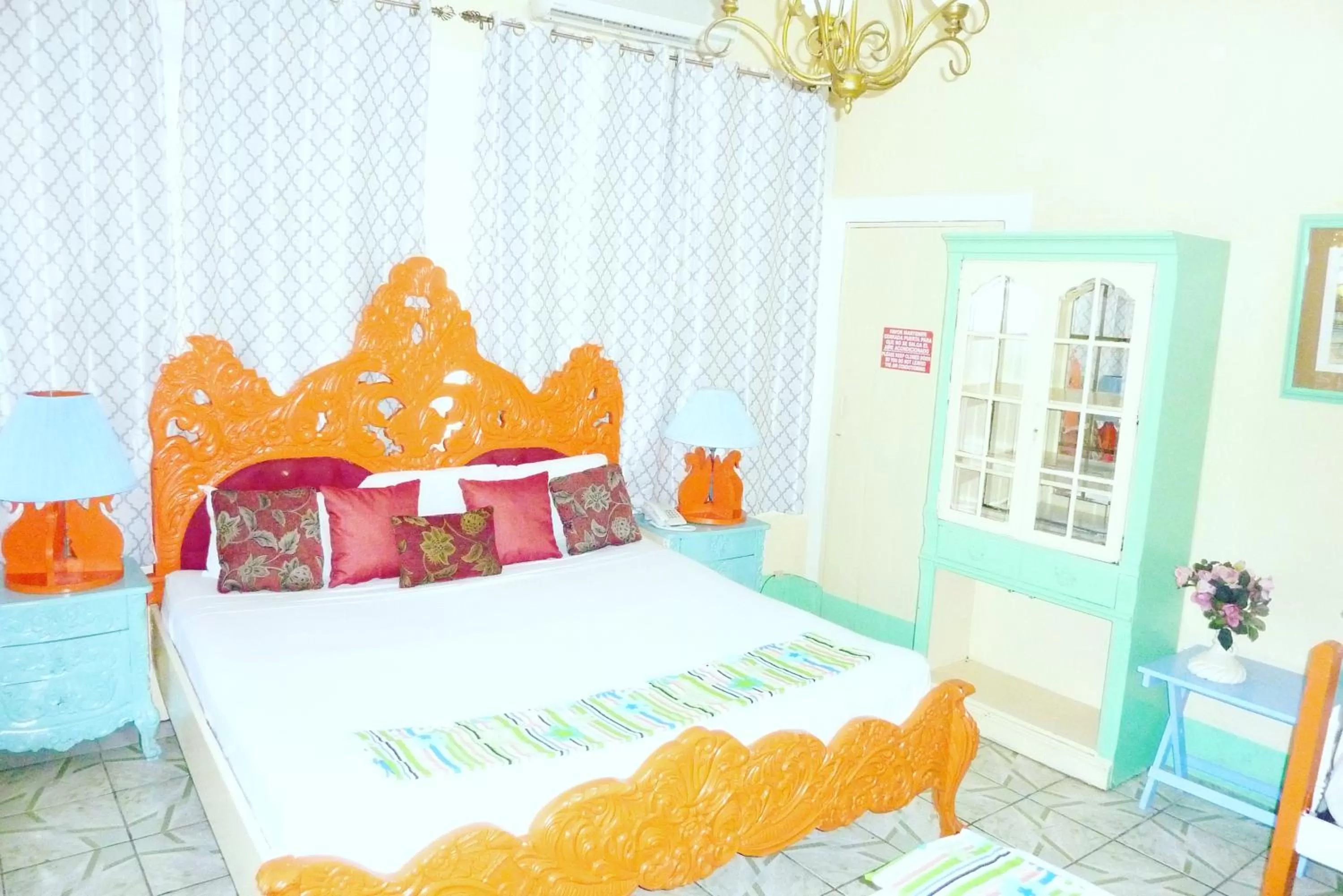 Bed in Hotel Ivania´s