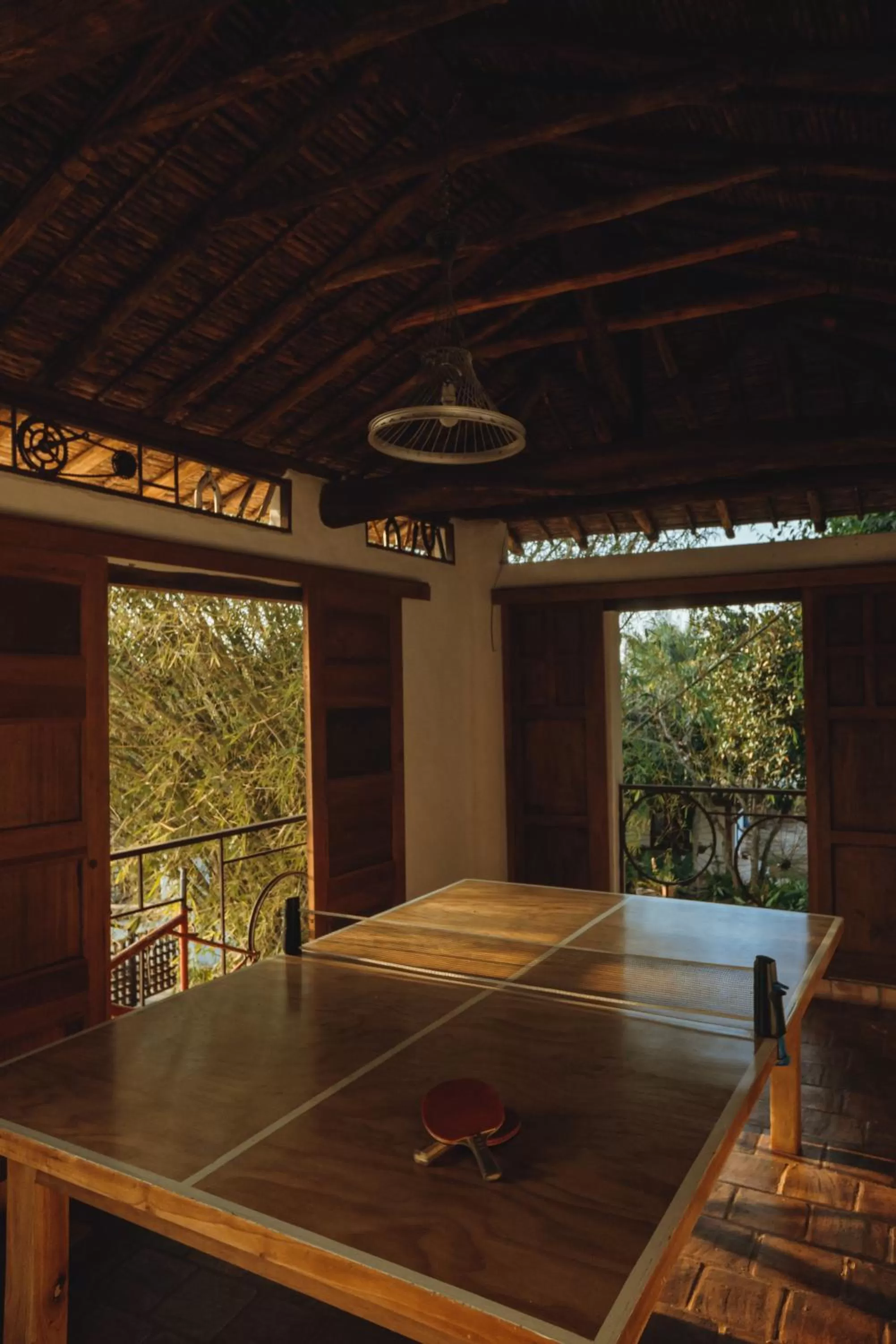 Game Room, Table Tennis in Hotel Buenosaires Barichara