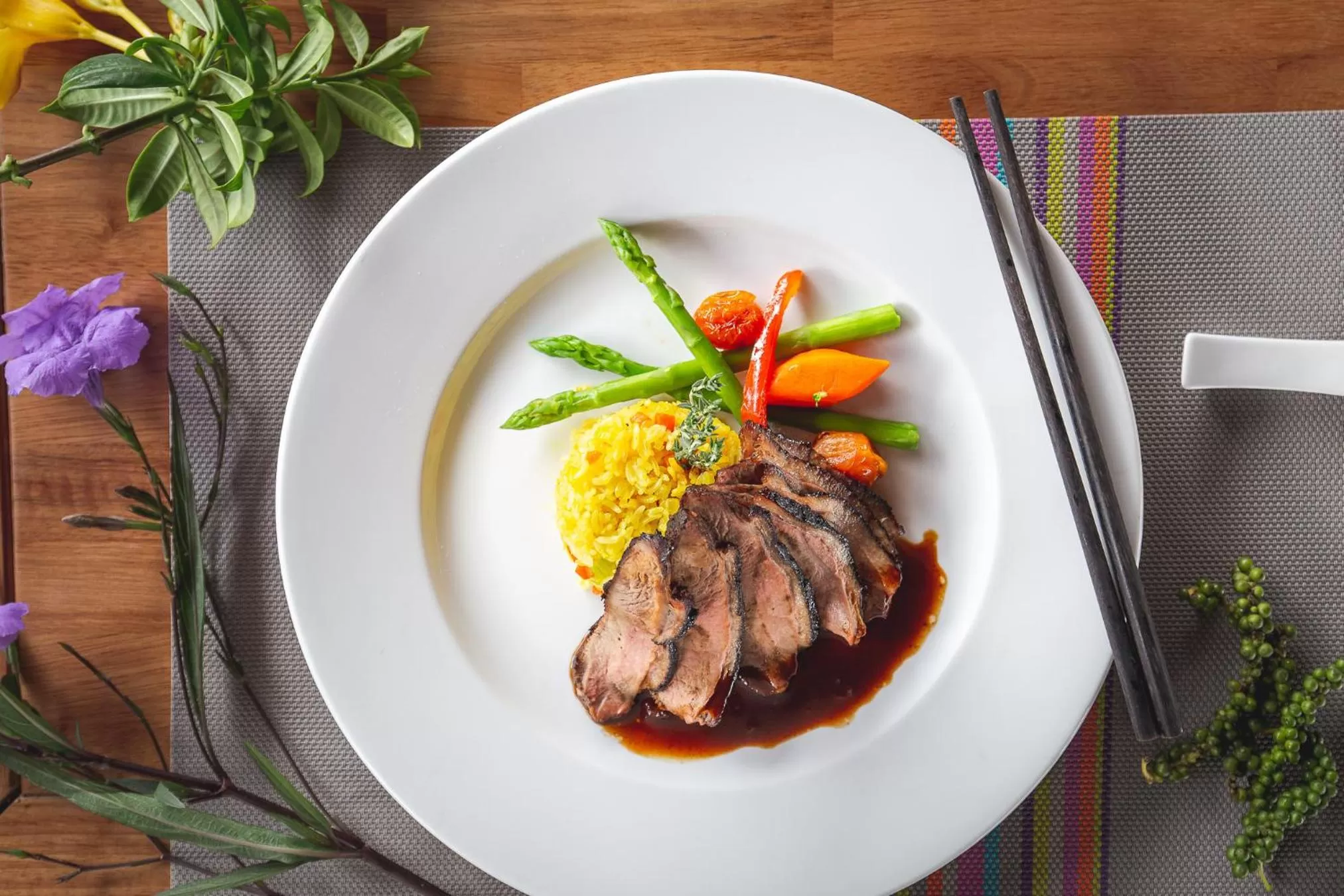 Food close-up in Can Tho Ecolodge