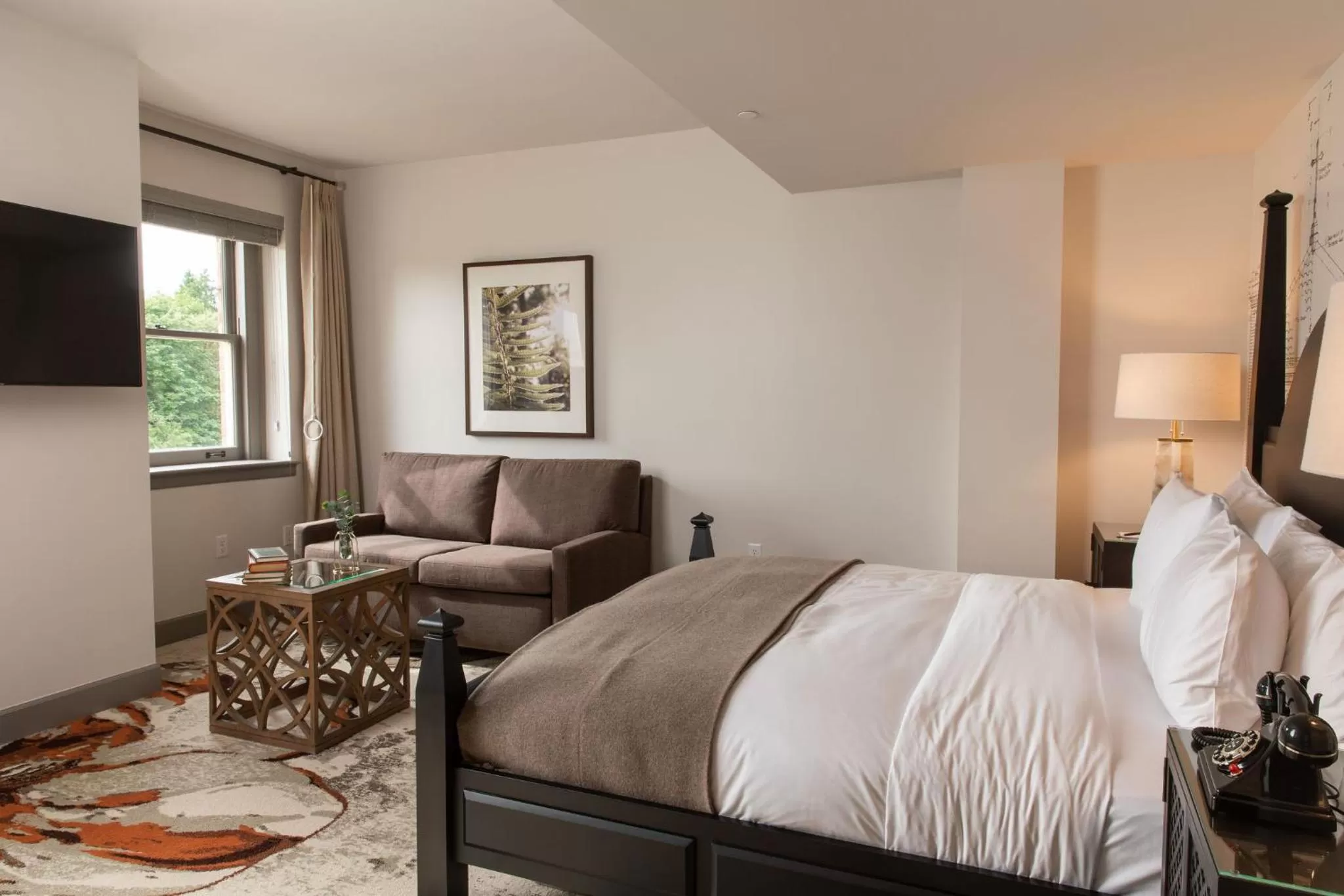 Bedroom, Bed in The Lodge at St Edward Park