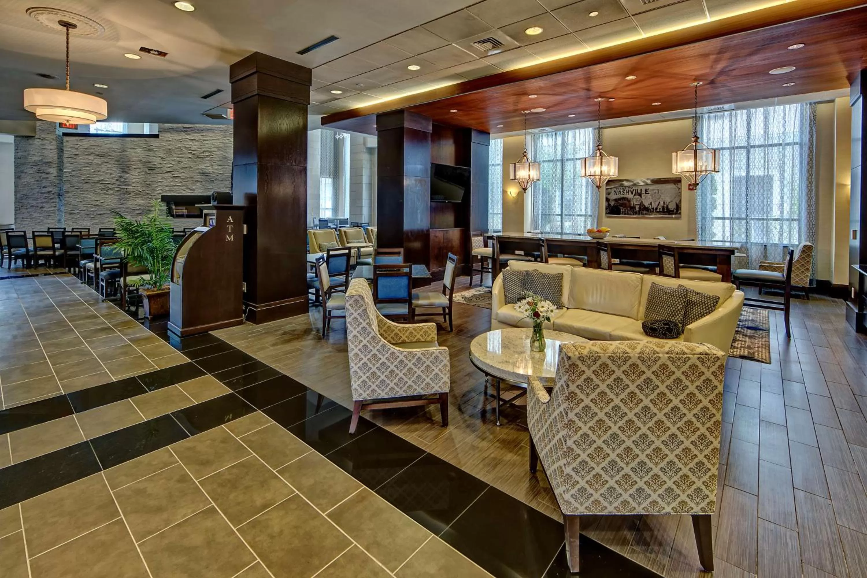 Lobby or reception in Hampton Inn & Suites Nashville-Downtown