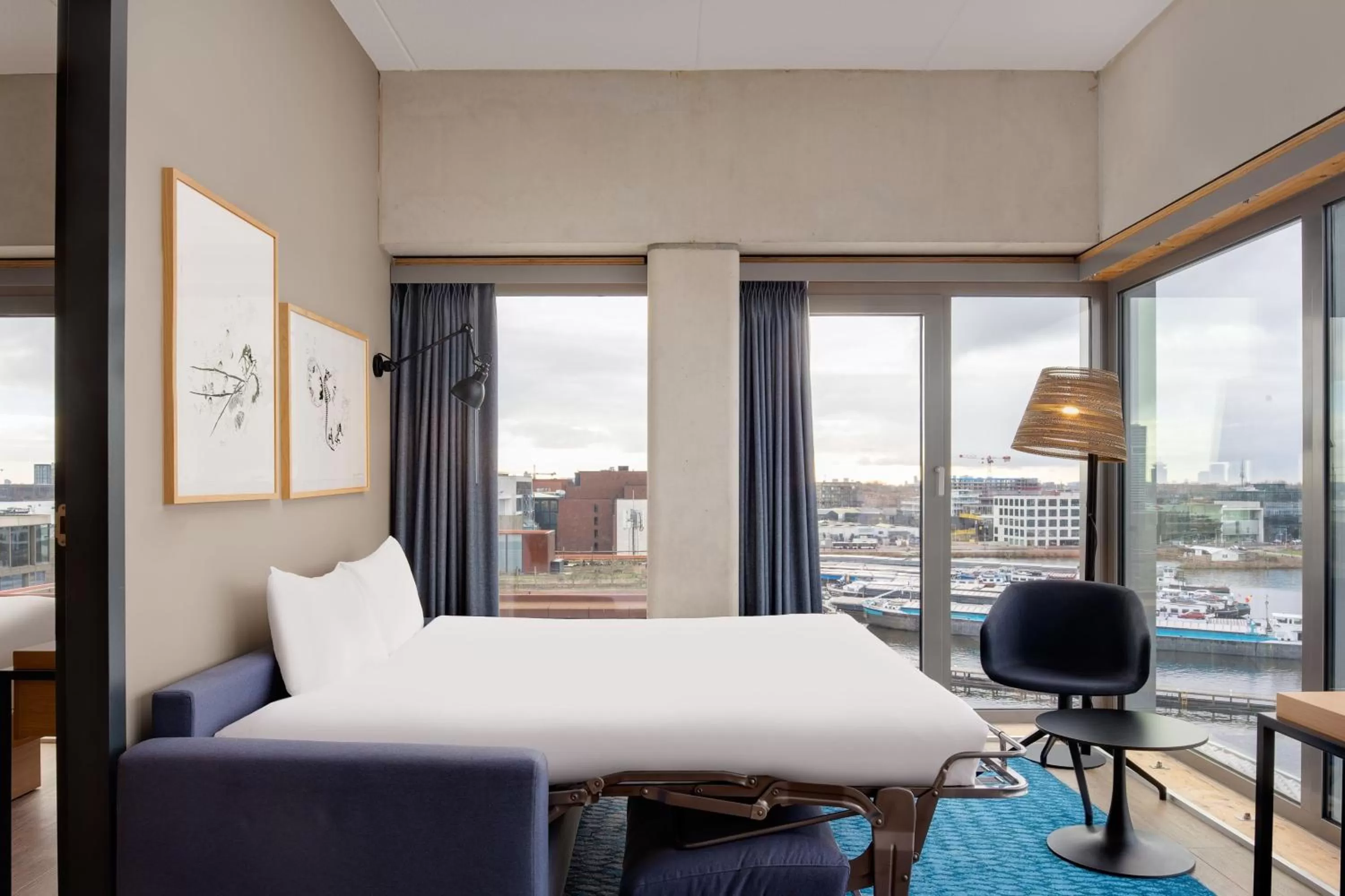 Bedroom, Bed in Residence Inn by Marriott Amsterdam Houthavens