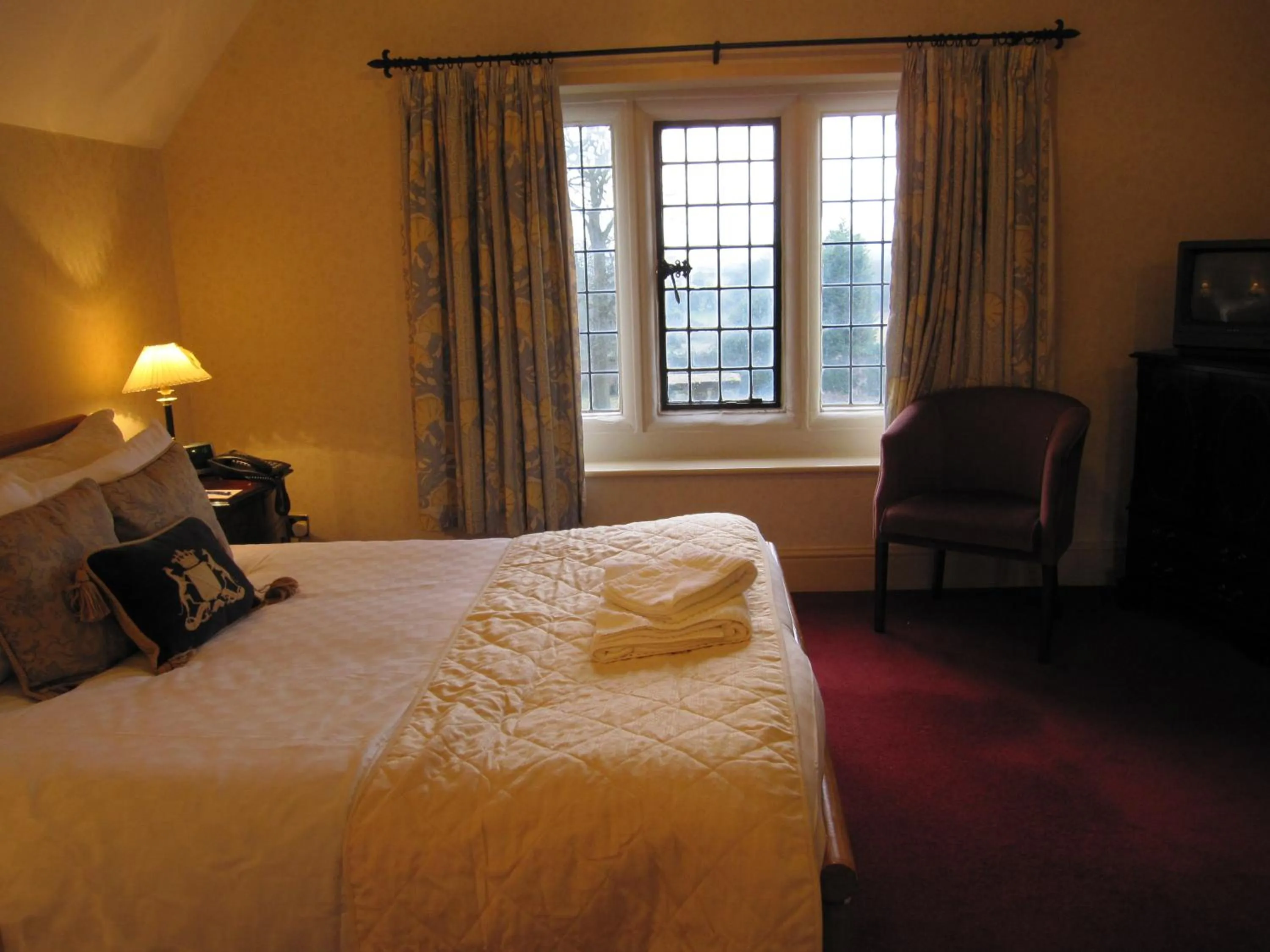 Bedroom, Bed in Weston Hall Hotel Sure Hotel Collection by Best Western
