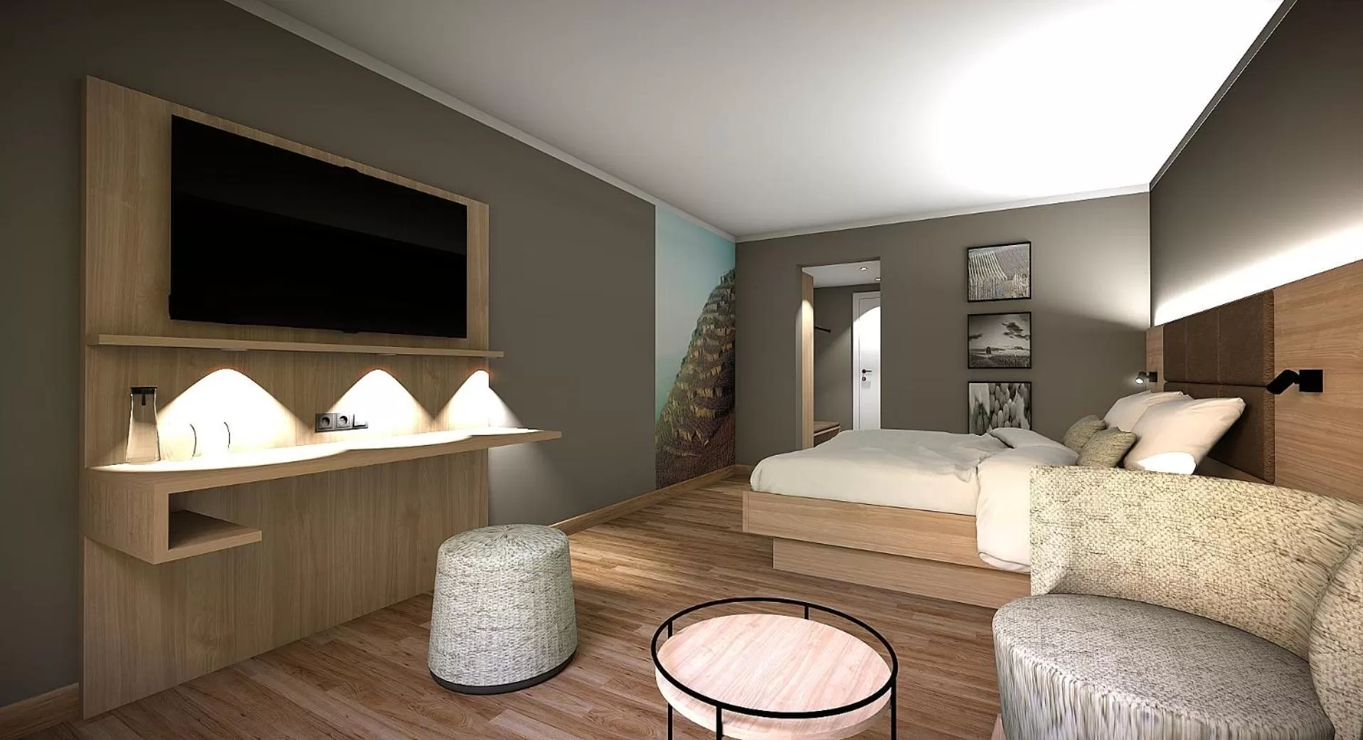 Photo of the whole room, Bed in Uferdeck - Boutique Hotel