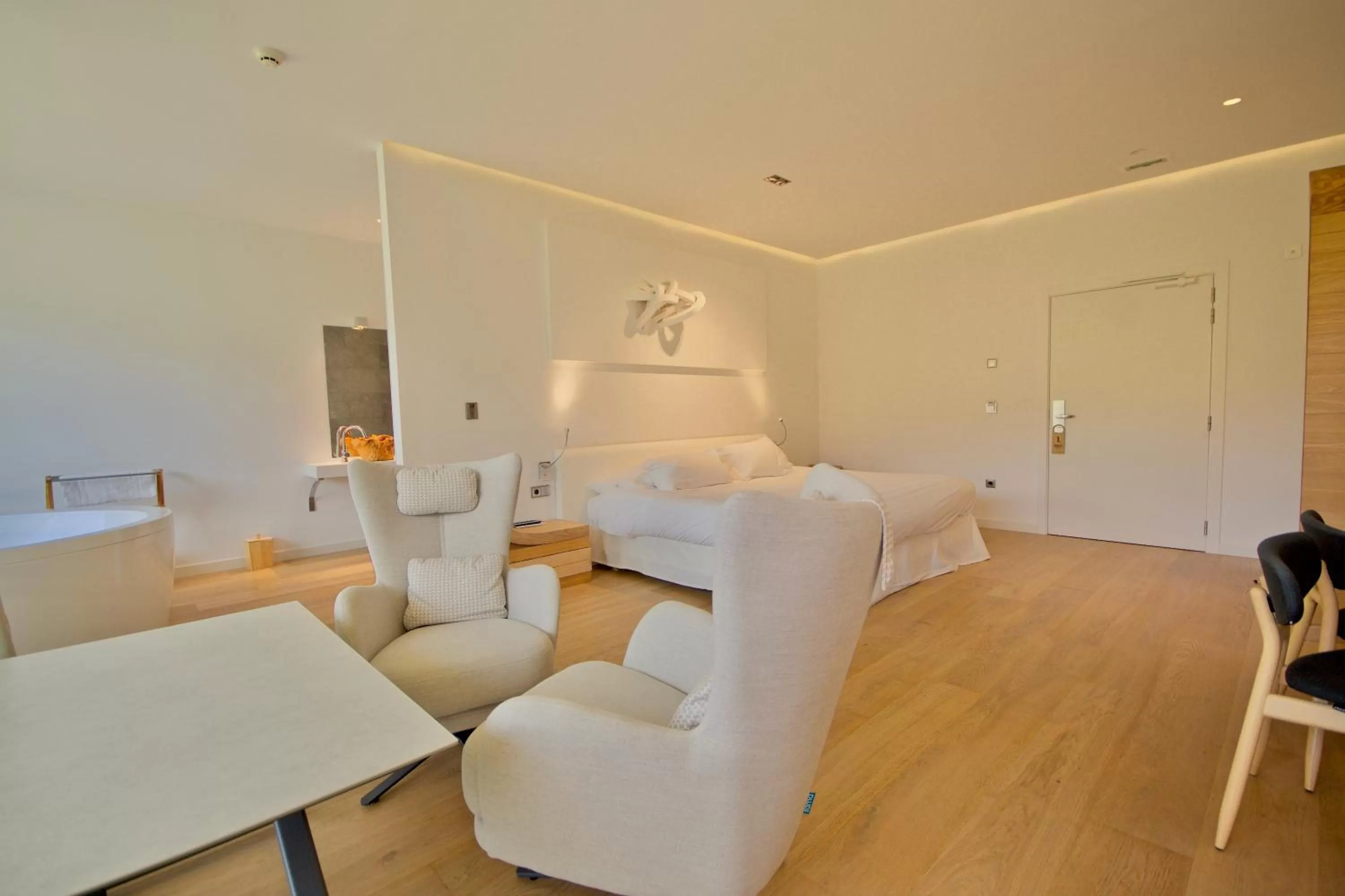 Bed in Arantza Hotela- Adults Only