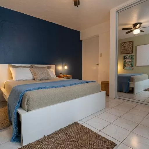 Bed in El Flamingo Beach Club