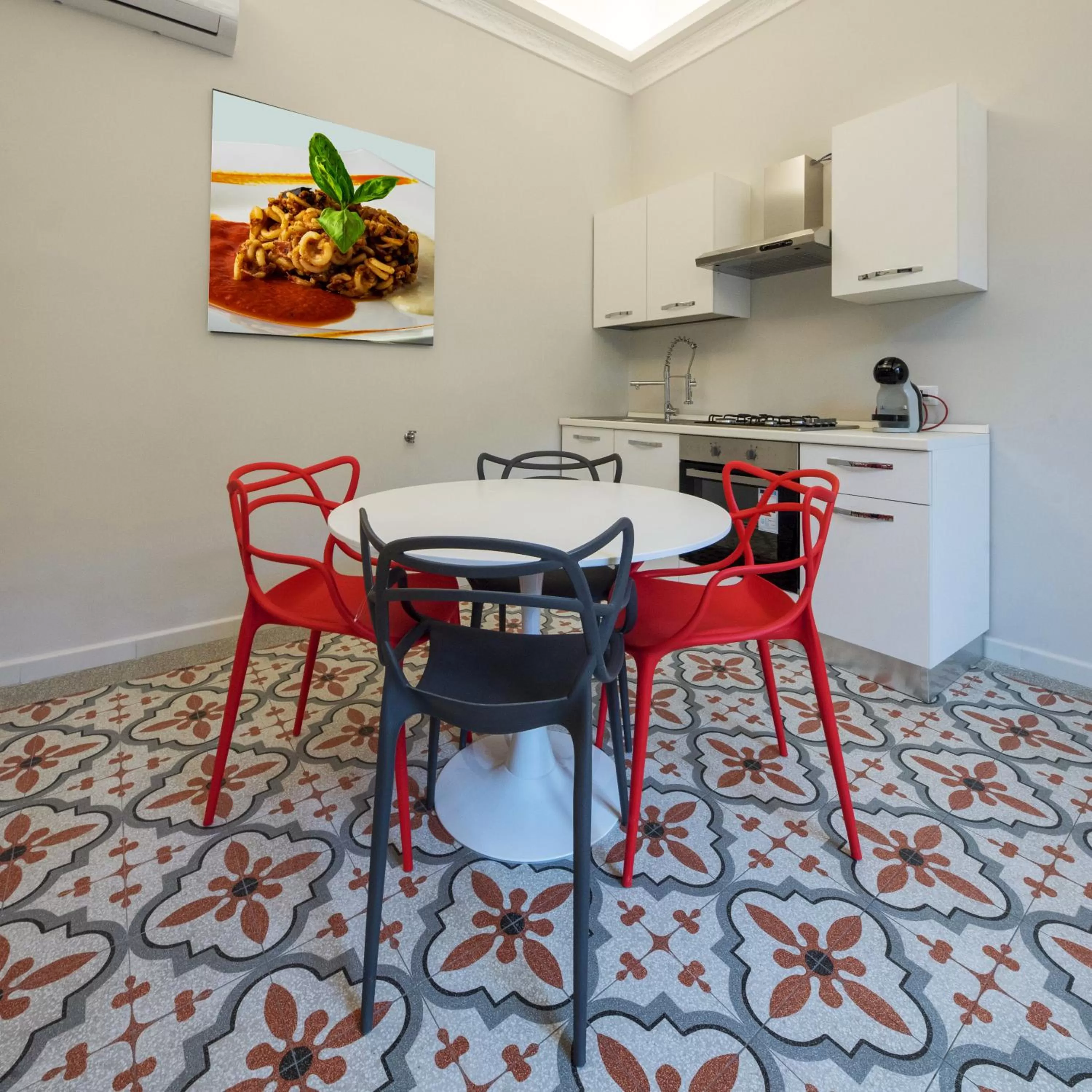 Kitchen or kitchenette in Suite del Ponte Normanno