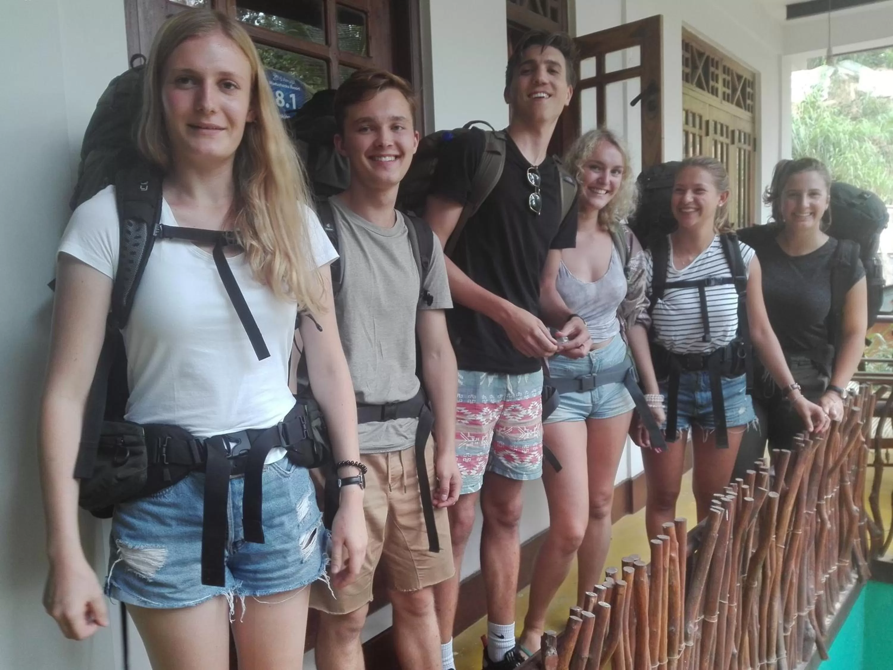 Family in Madushanka Resort