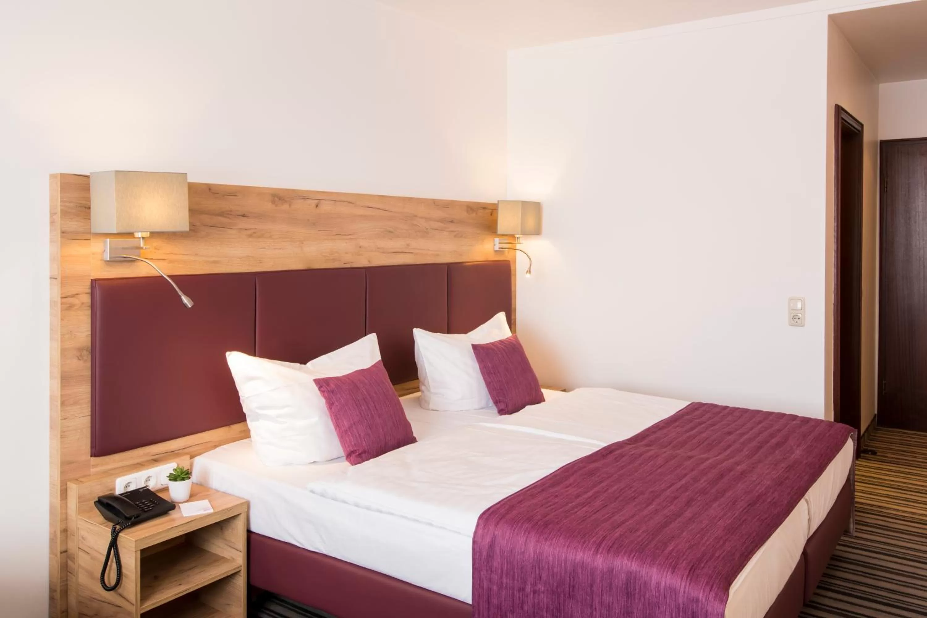 Decorative detail, Bed in Hotel Touric