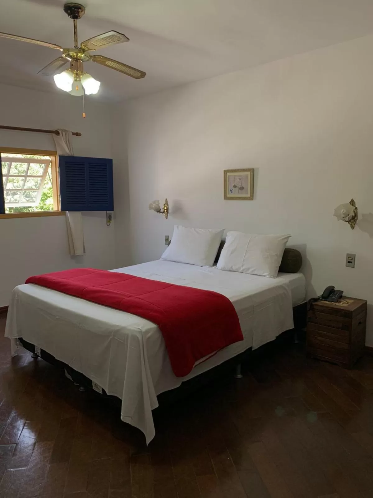 Bed in Pousada Villa Real