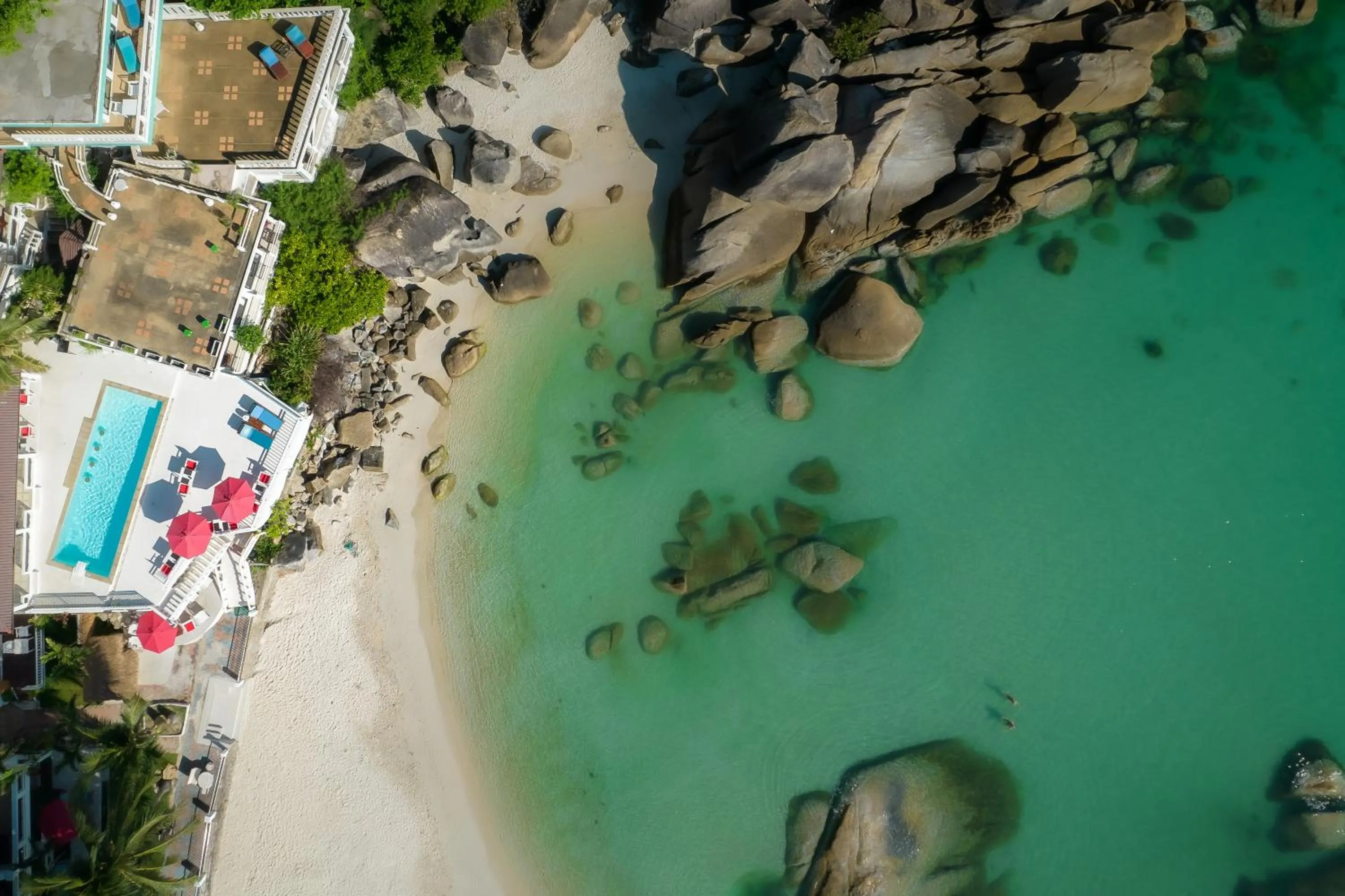 Bird's eye view in Crystal Bay Beach Resort