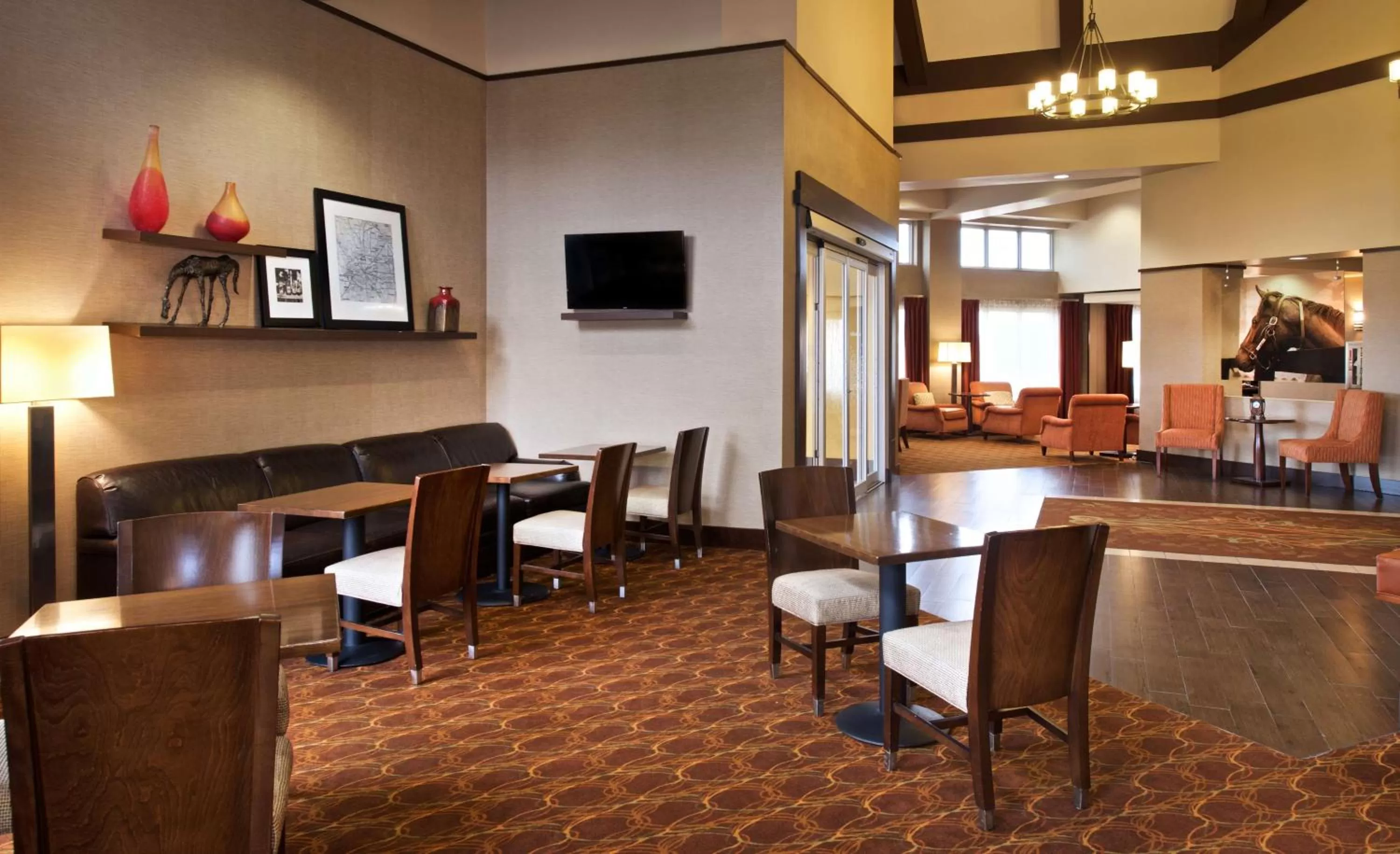 Lobby or reception in Hampton Inn & Suites N Ft Worth-Alliance Airport