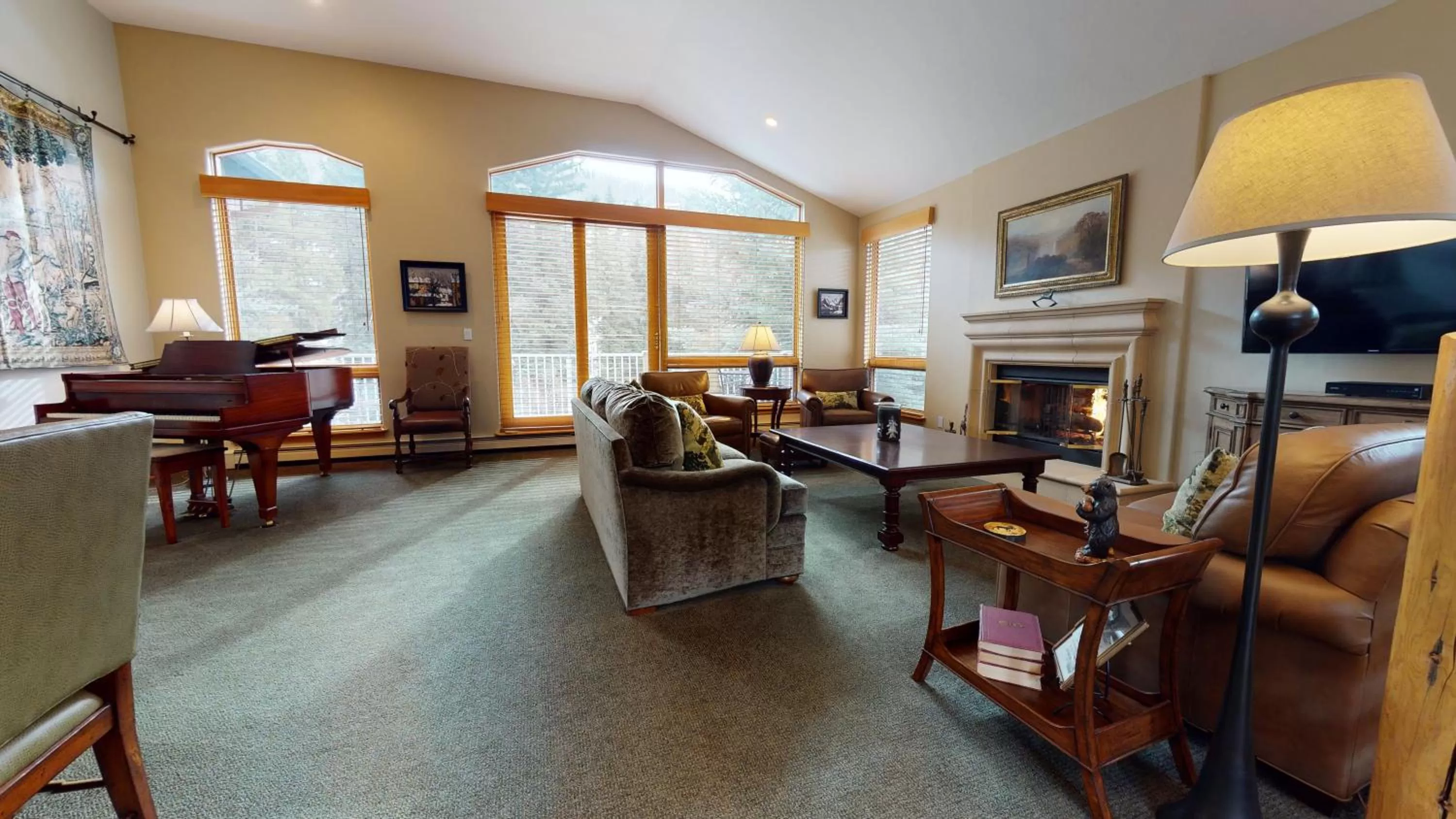 Living room in Vail Residences at Cascade Village, a Destination by Hyatt Residence