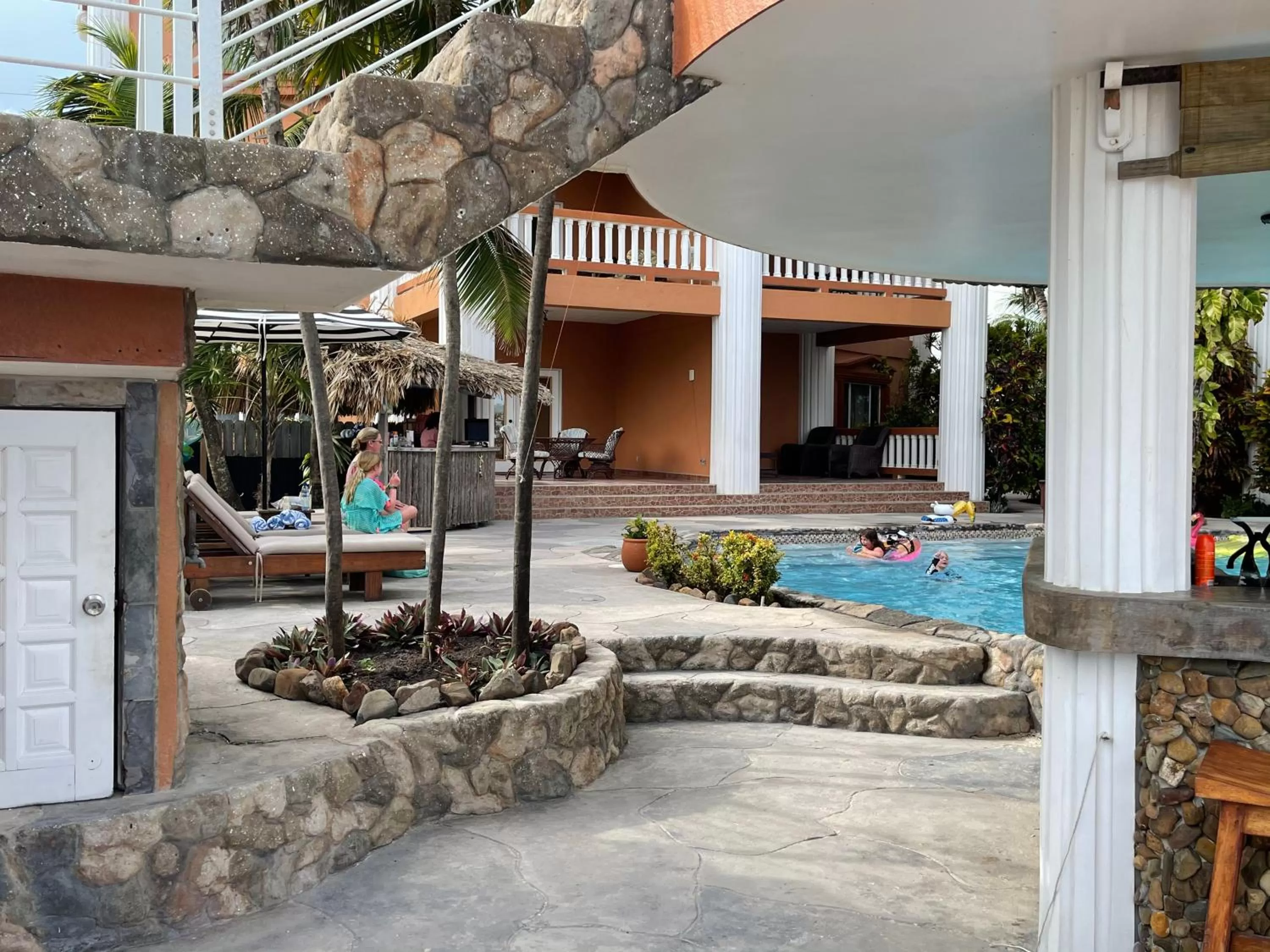 Patio, Swimming Pool in Lighthouse Beach Villas