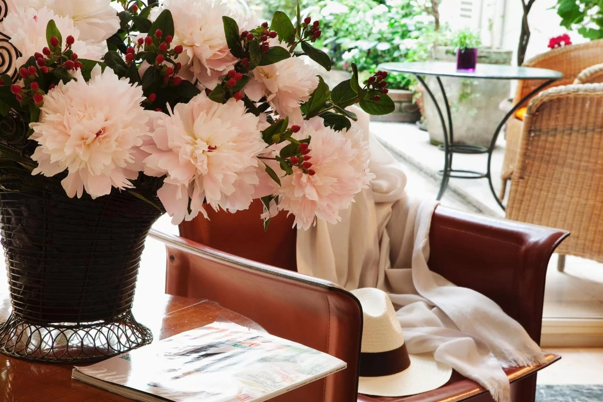 Decorative detail in Hotel d'Angleterre