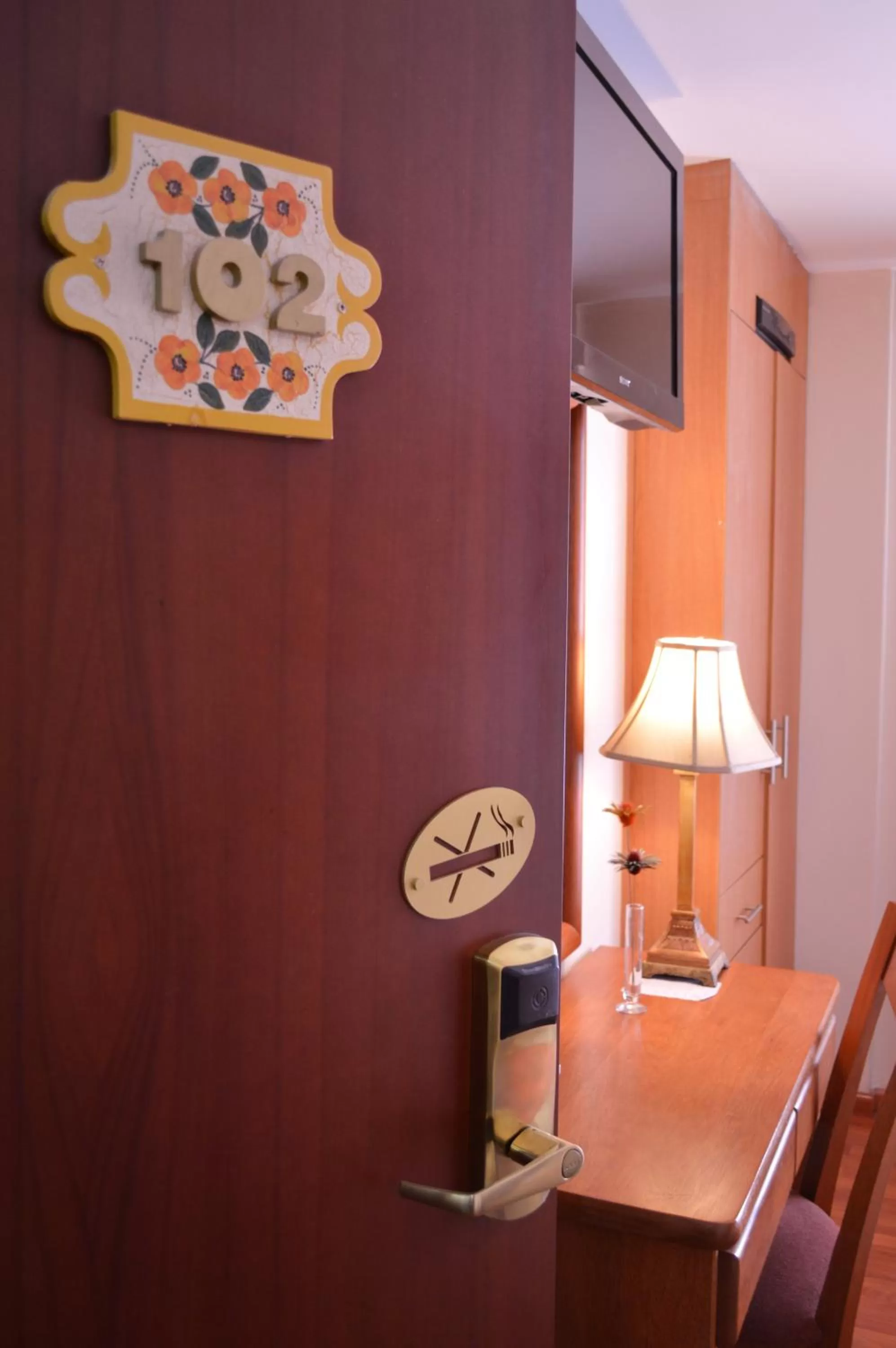 Decorative detail, TV/Entertainment Center in La Carolina Inn