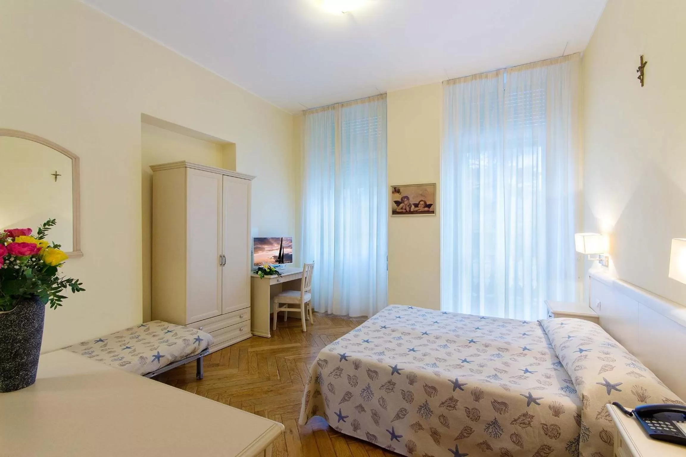 Bed in Hotel Villa San Giuseppe