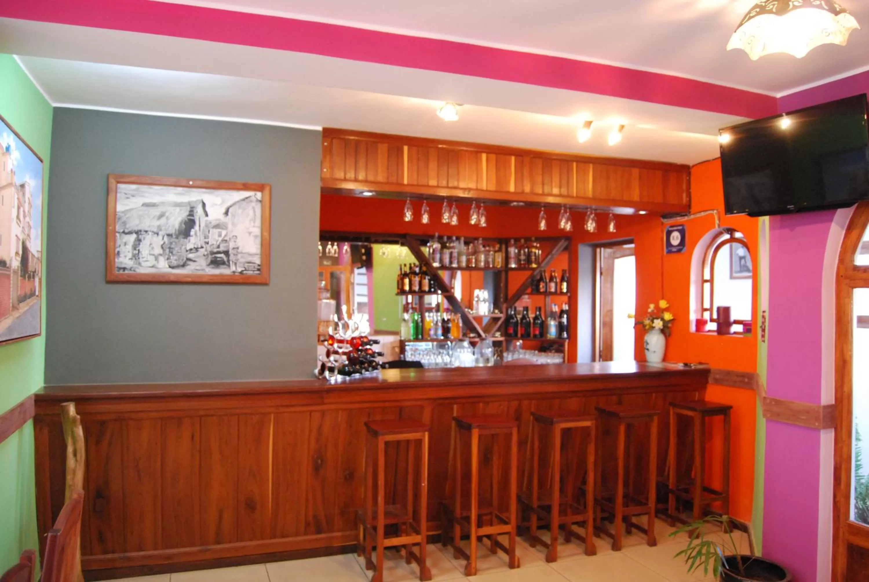 Lounge or bar, Lobby/Reception in Antsirabe Hotel